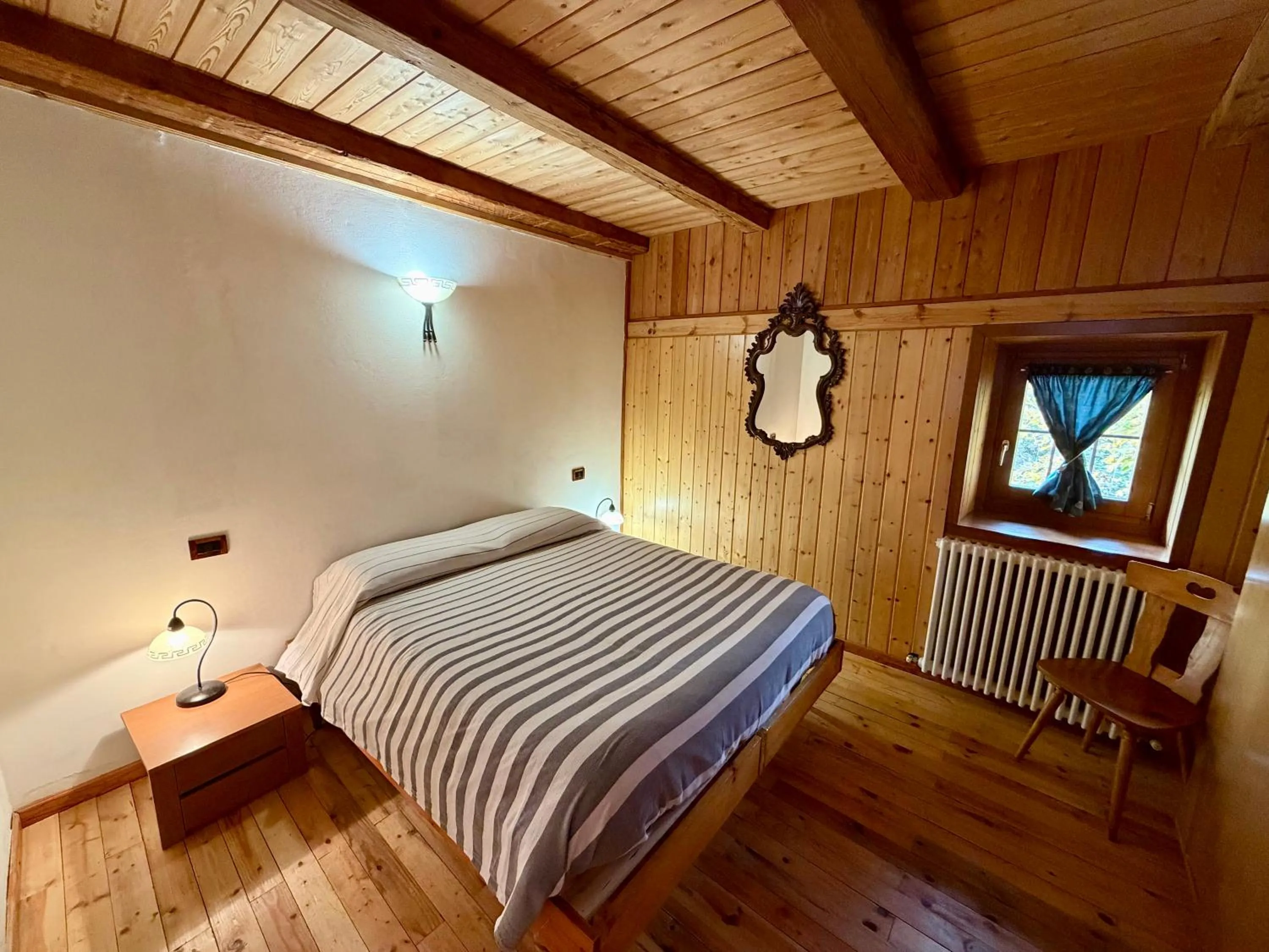 Bed in AGRITURISMO FARE BIO