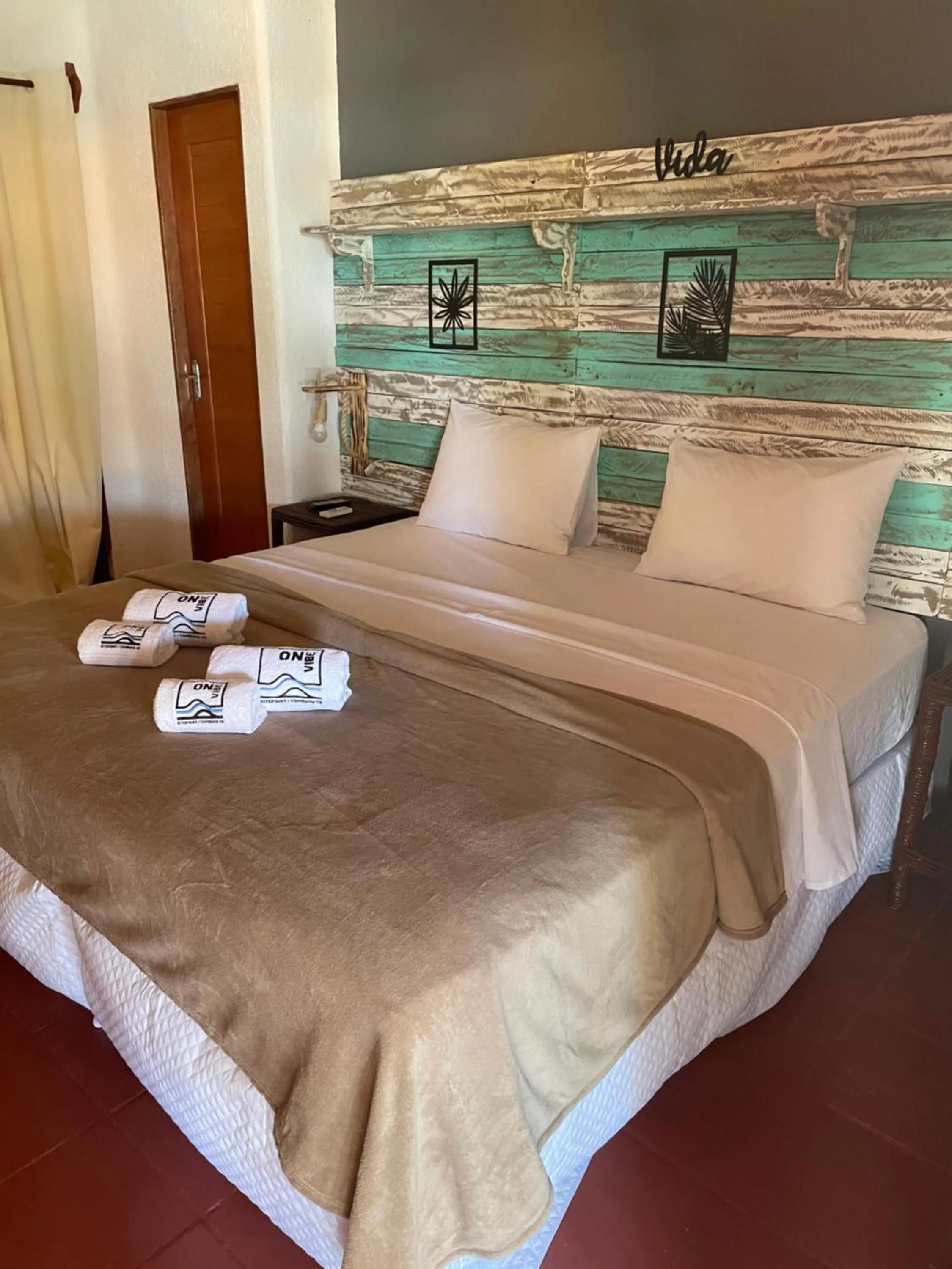 Bed in Pousada ON VIBE Cumbuco