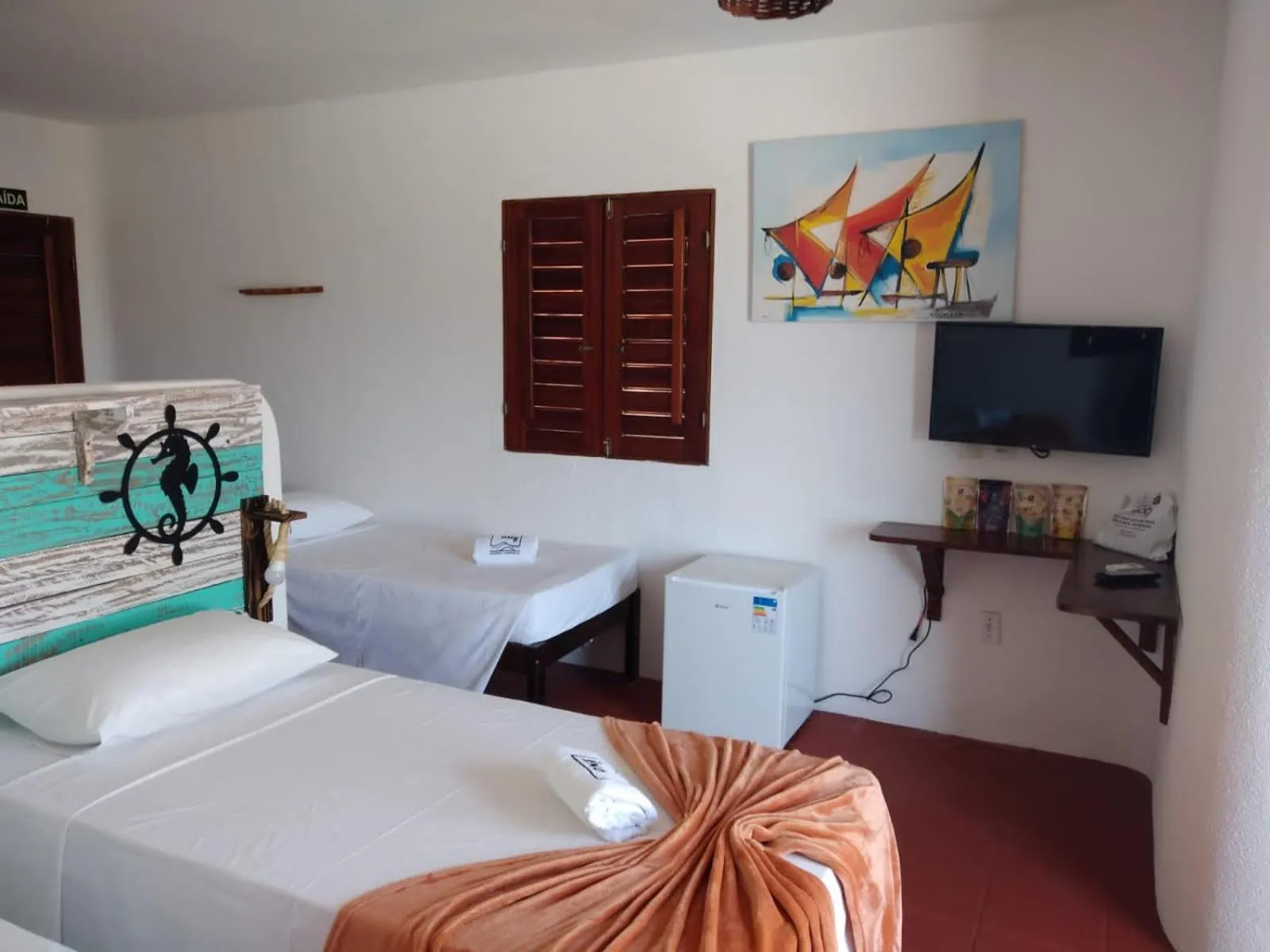 Bed in Pousada ON VIBE Cumbuco