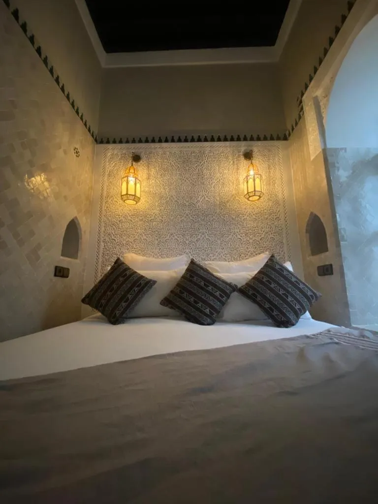 Bed in Riad Amegrad