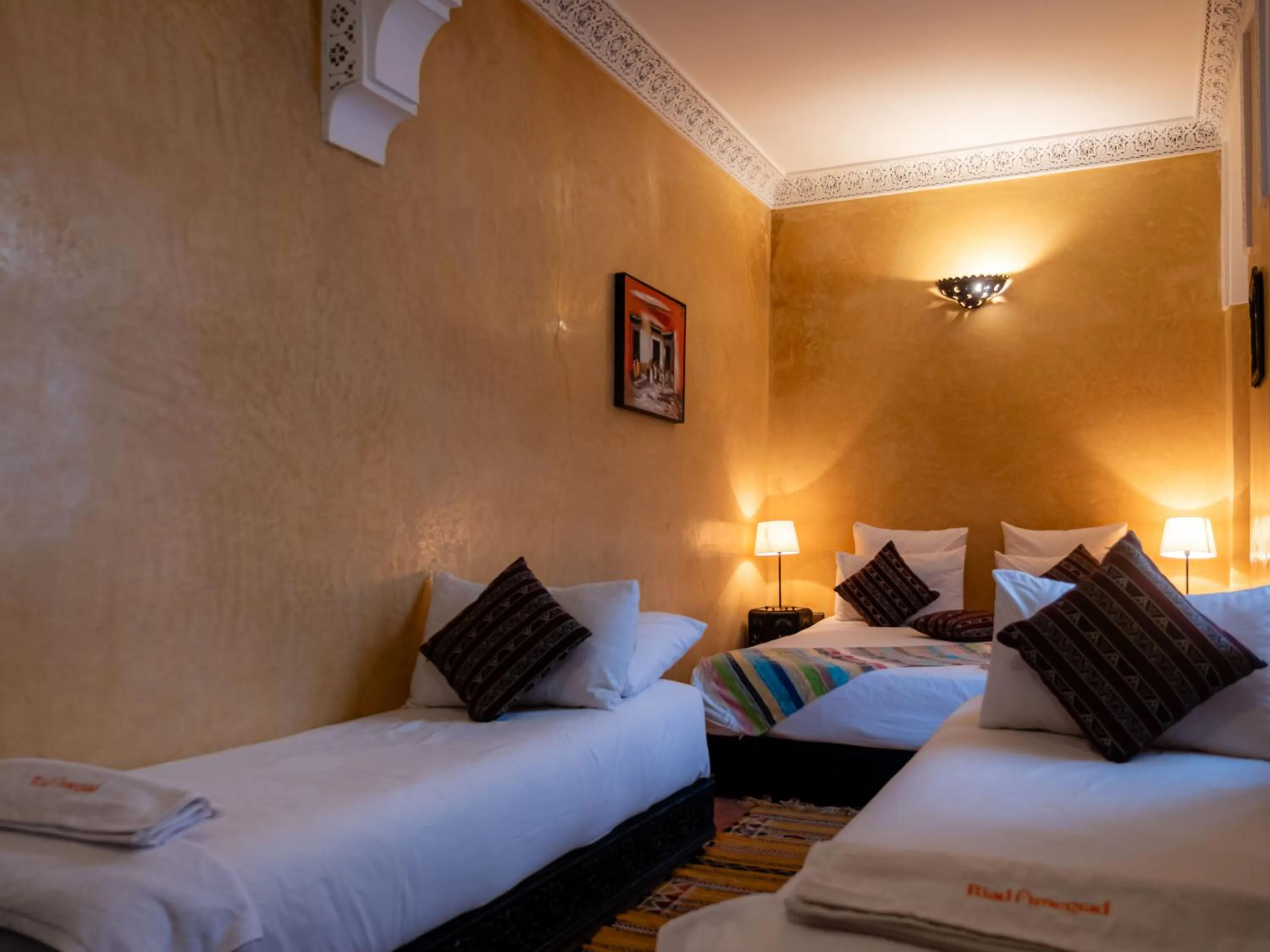 Bed in Riad Amegrad