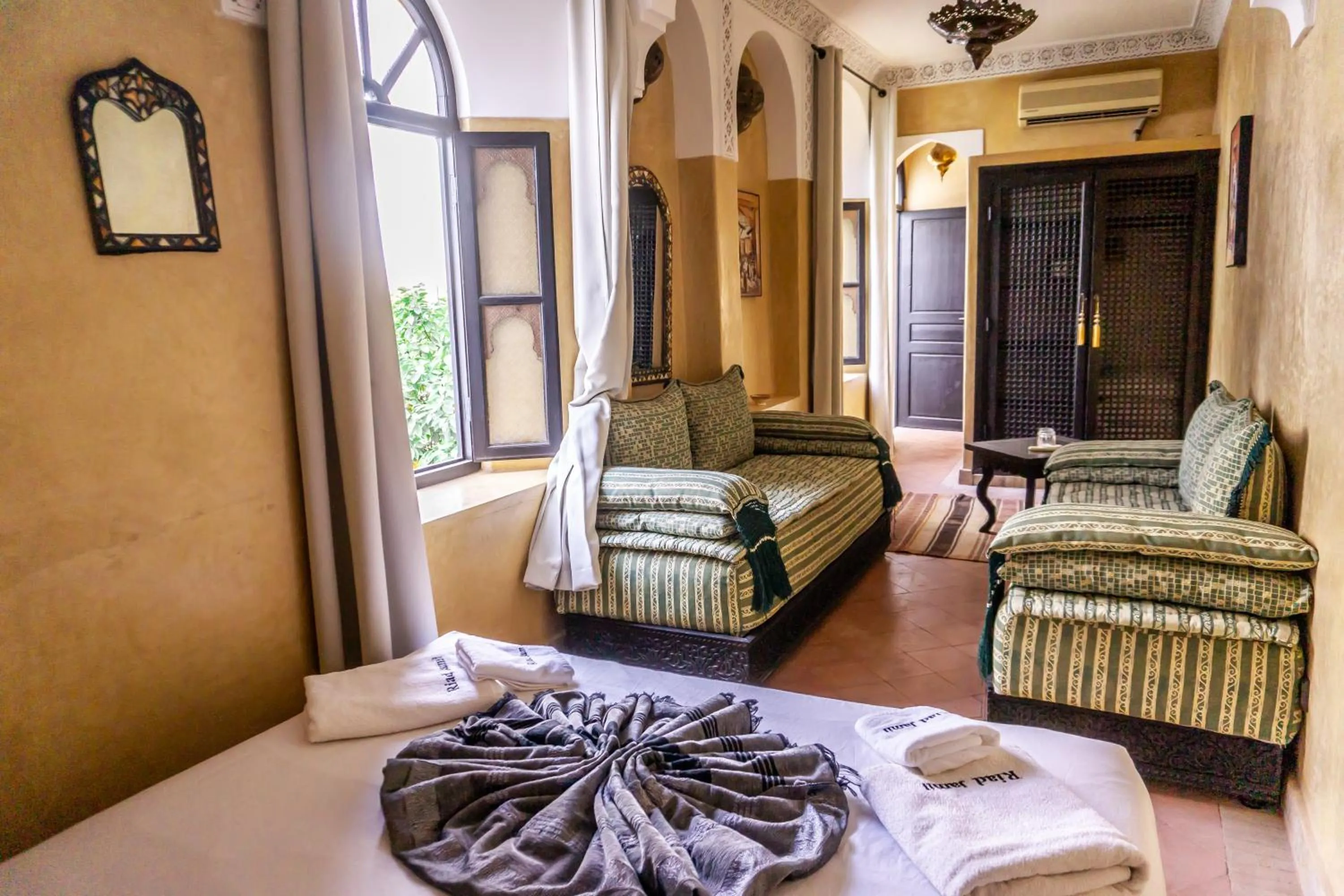 Bed in Riad Amegrad