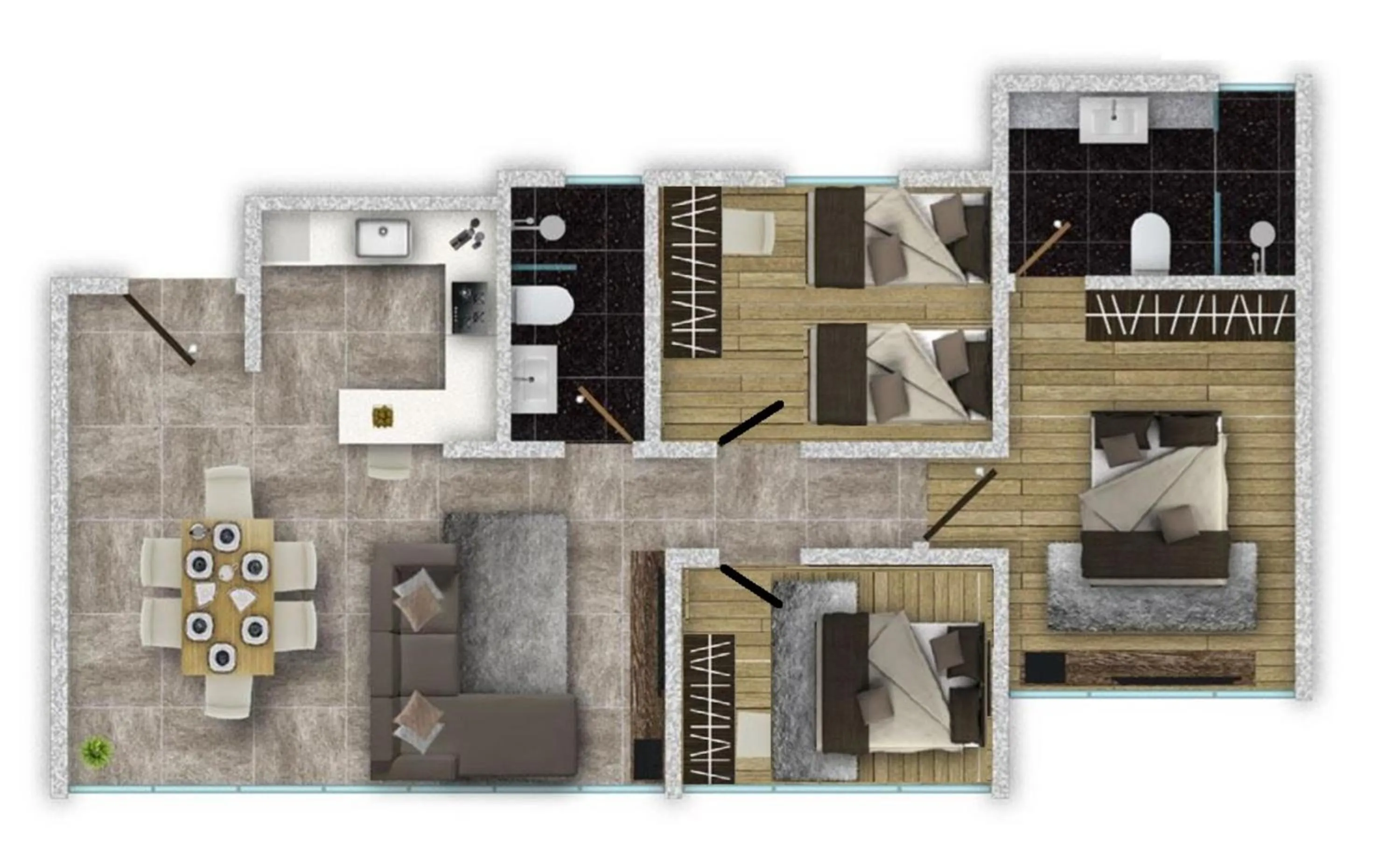 Floor plan in Opus Residence KL by EUcation Home