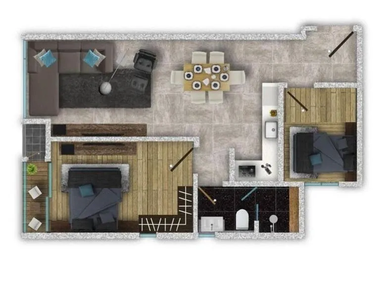 Floor plan in Opus Residence KL by EUcation Home