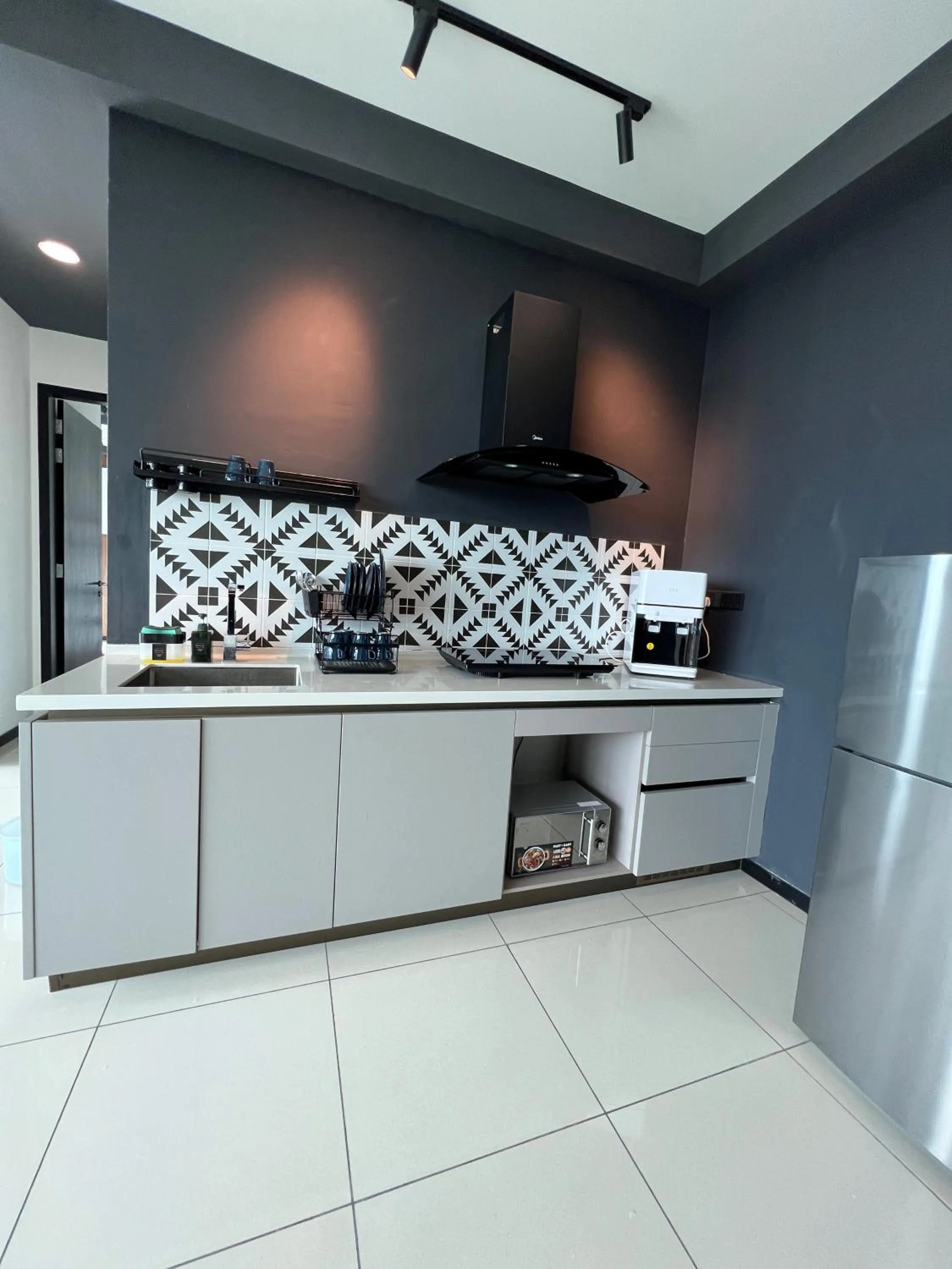 Kitchen or kitchenette in Opus Residence KL by EUcation Home