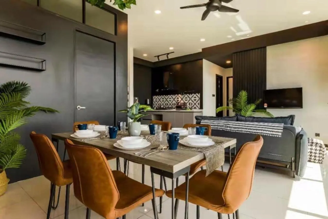 Living room in Opus Residence KL by EUcation Home