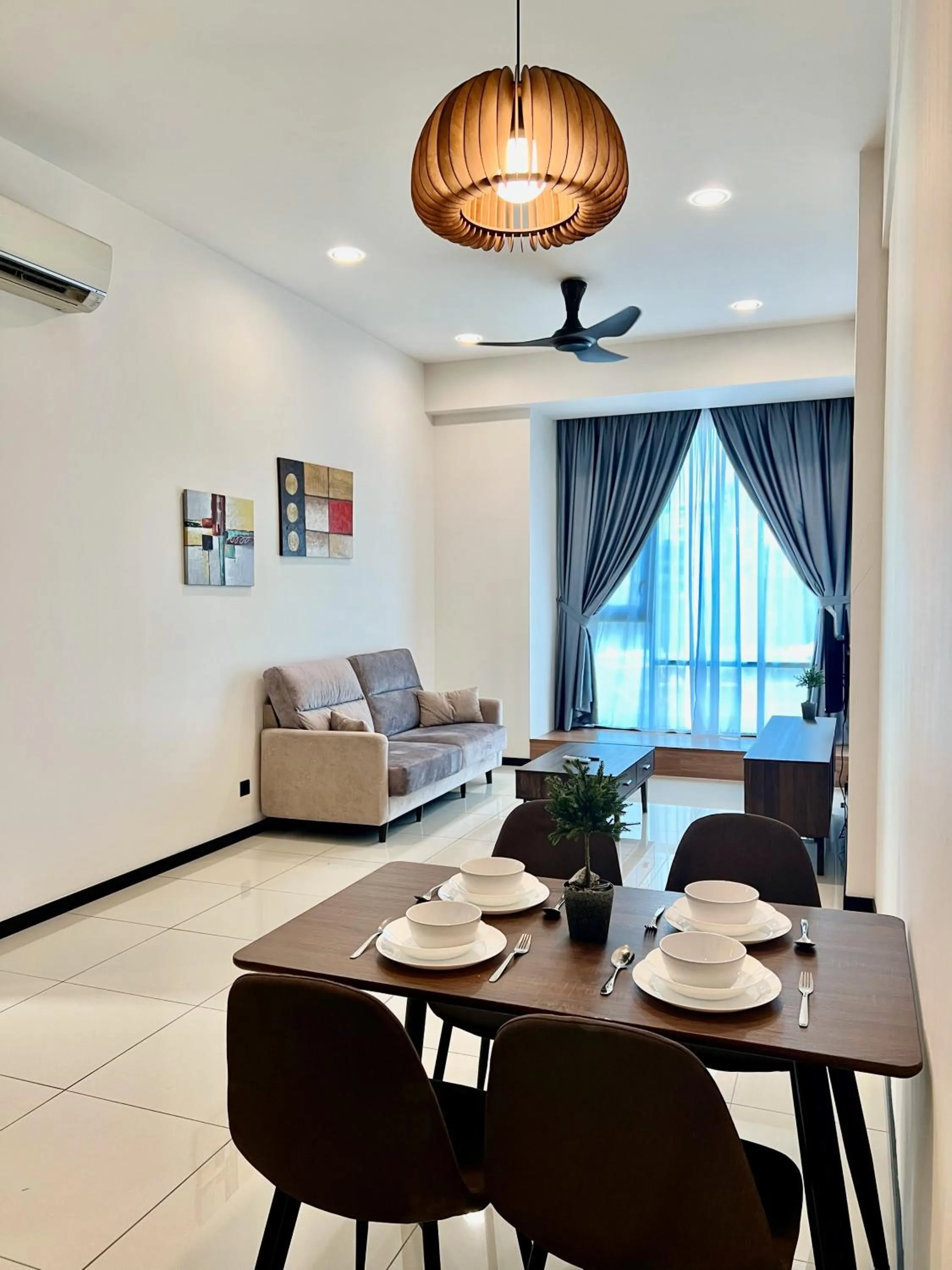 Living room in Opus Residence KL by EUcation Home