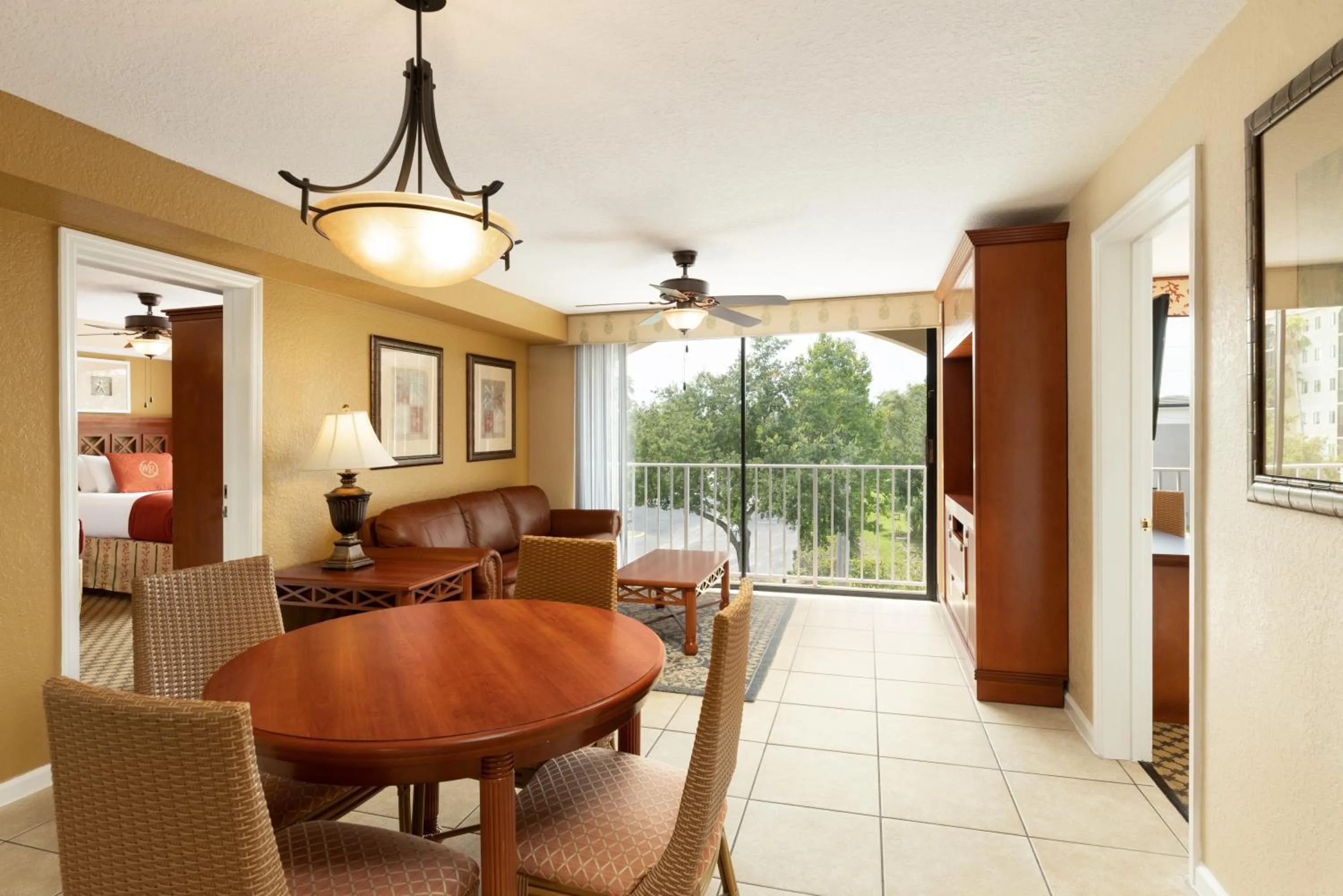 Living room in Westgate Towers Resort
