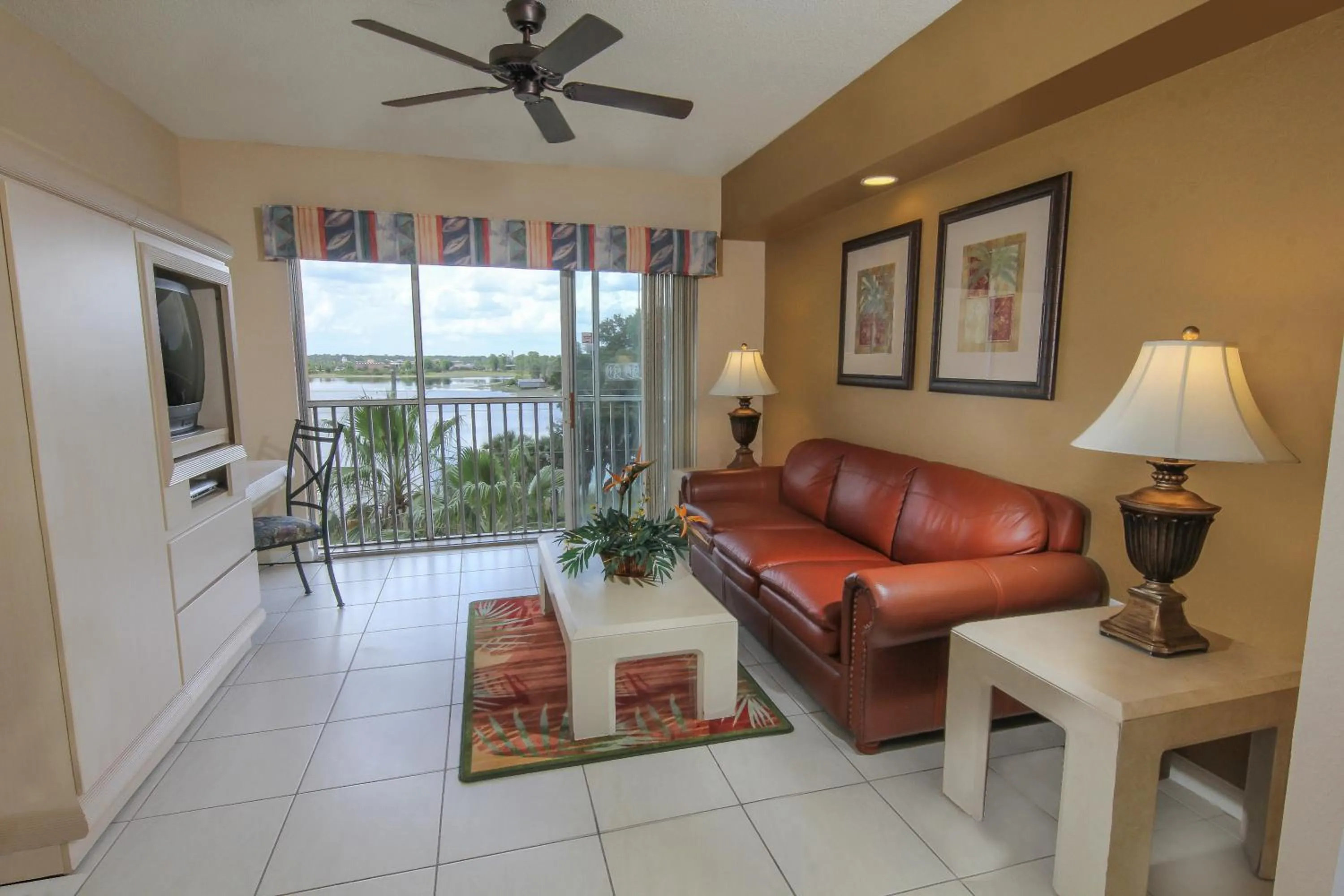 Living room in Westgate Town Center Resort
