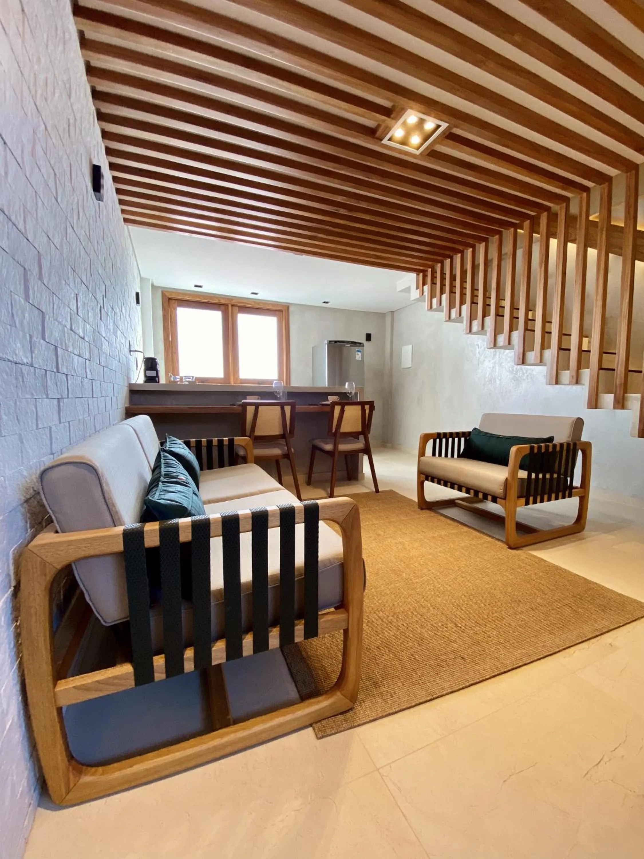 Living room in Maré Loft Praia