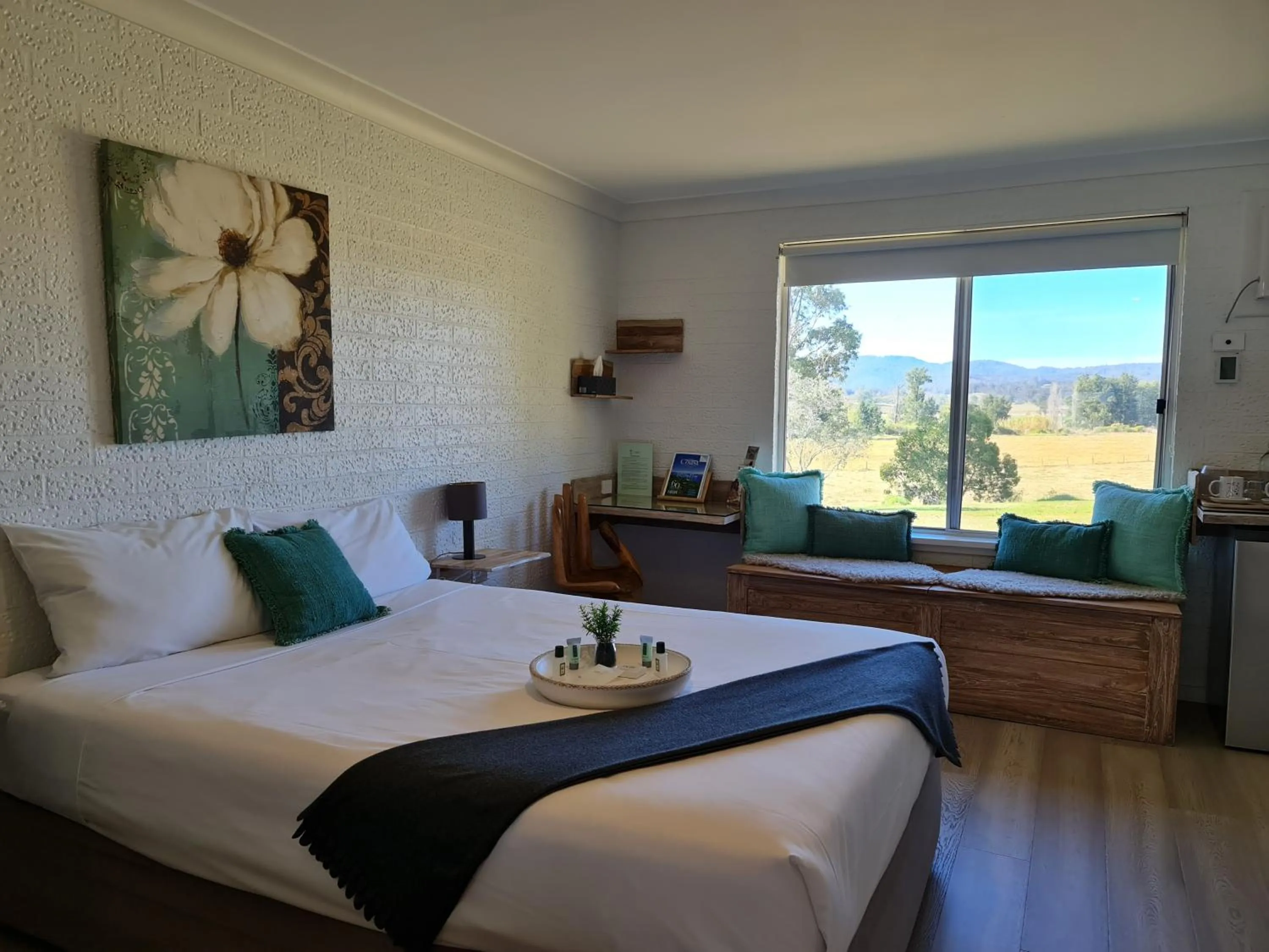 Bed in Vacy Hunter Valley Lodge