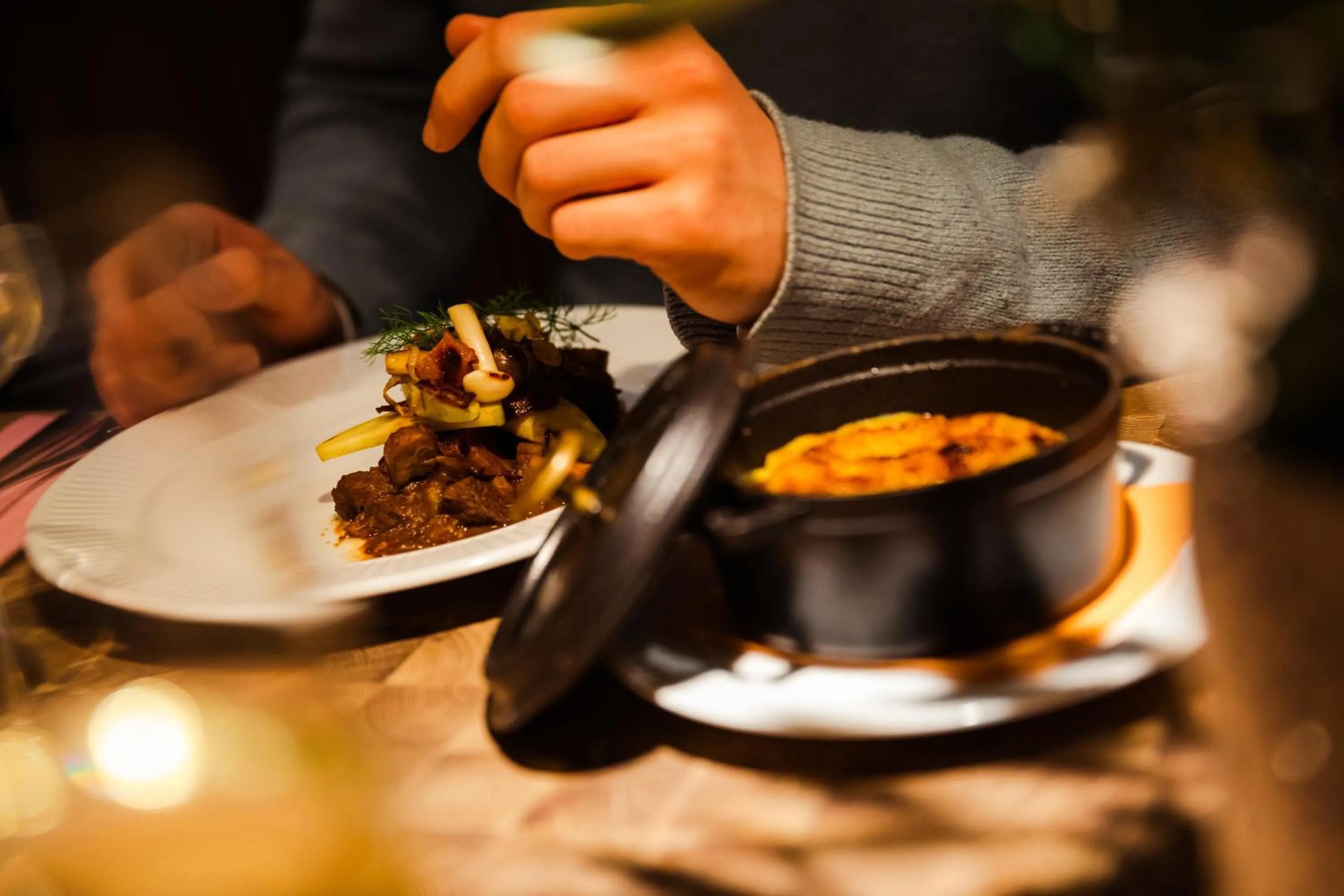 People in Factory Hotel