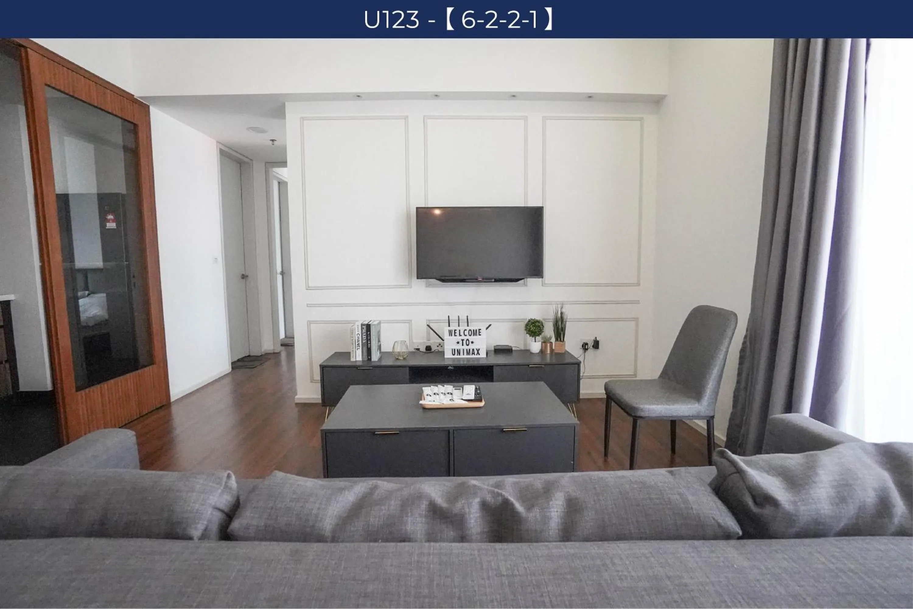 Living room in UNA Sunway Velocity Kuala Lumpur by Unimax