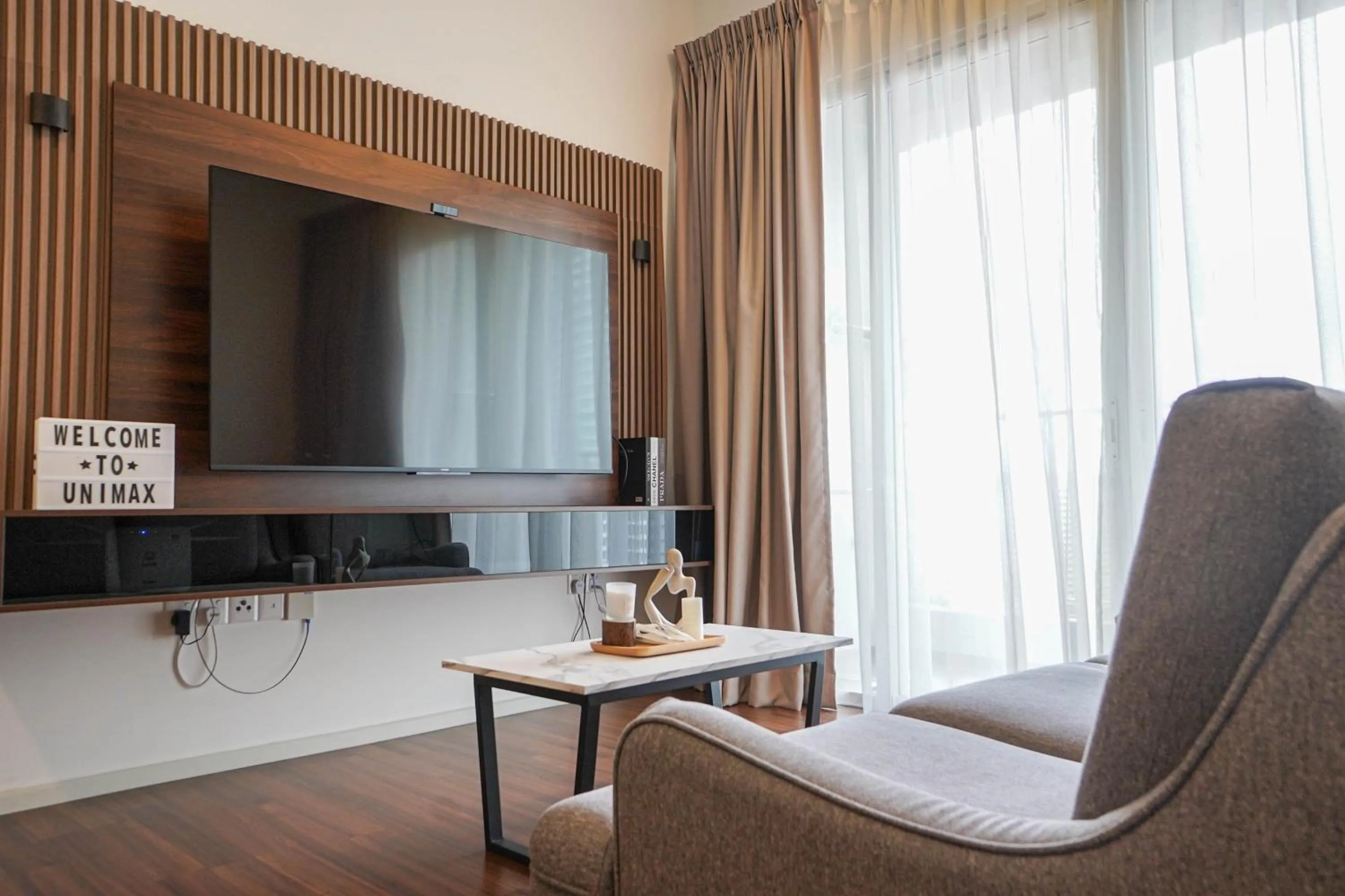 Living room in UNA Sunway Velocity Kuala Lumpur by Unimax