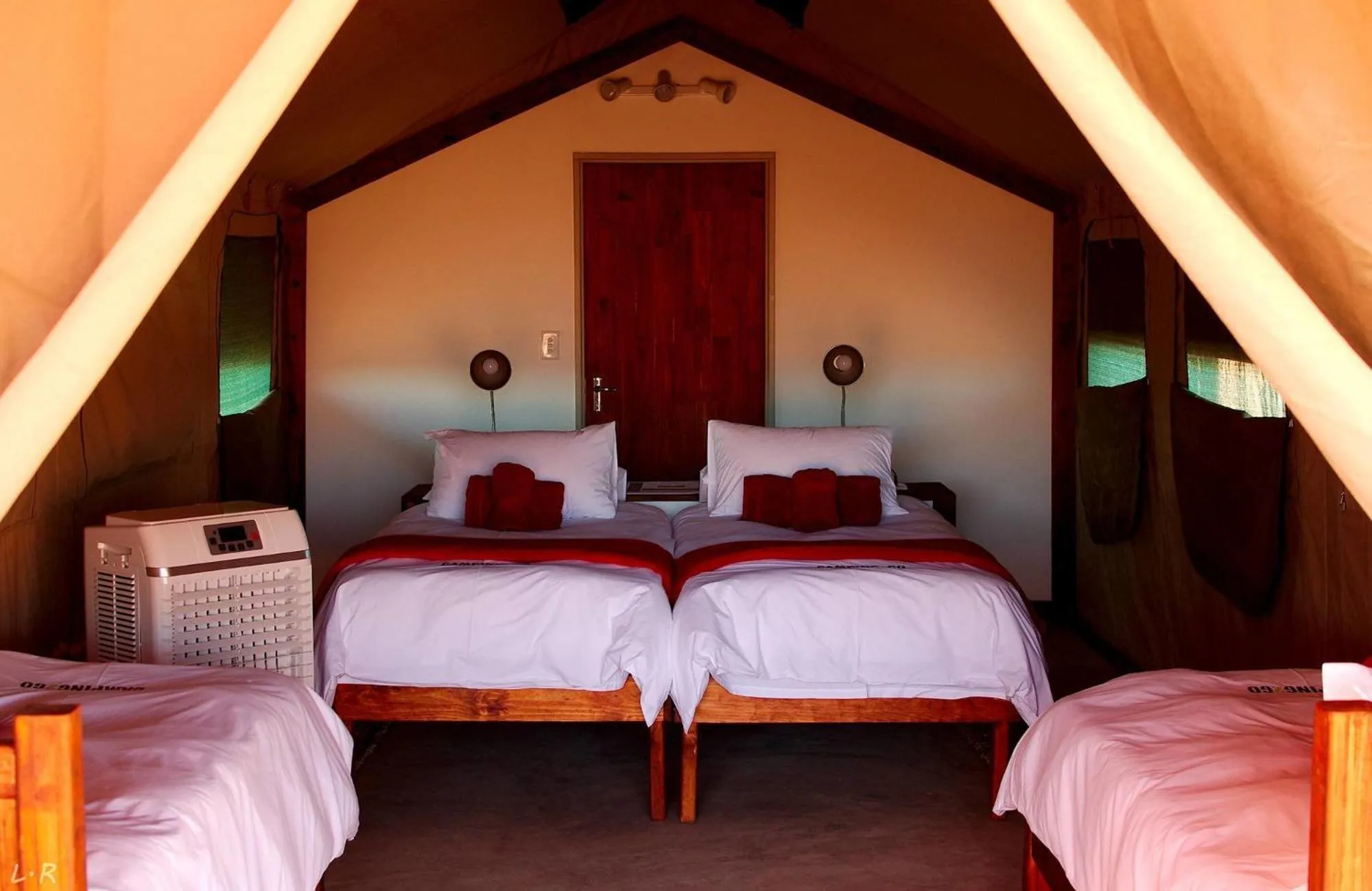 Bed in Kalahari Anib Camping2Go