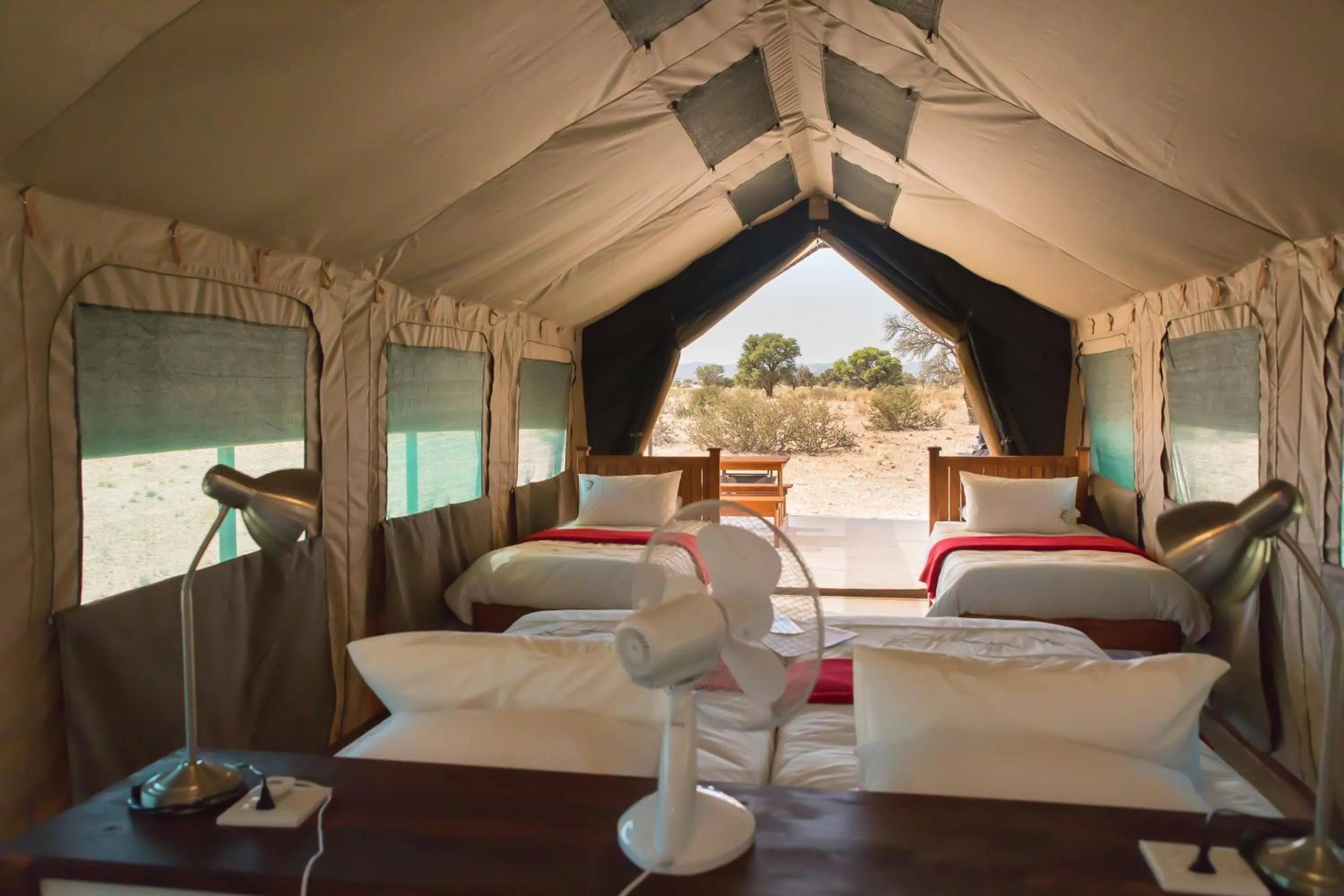View (from property/room), Bed in Namib Desert Camping2Go