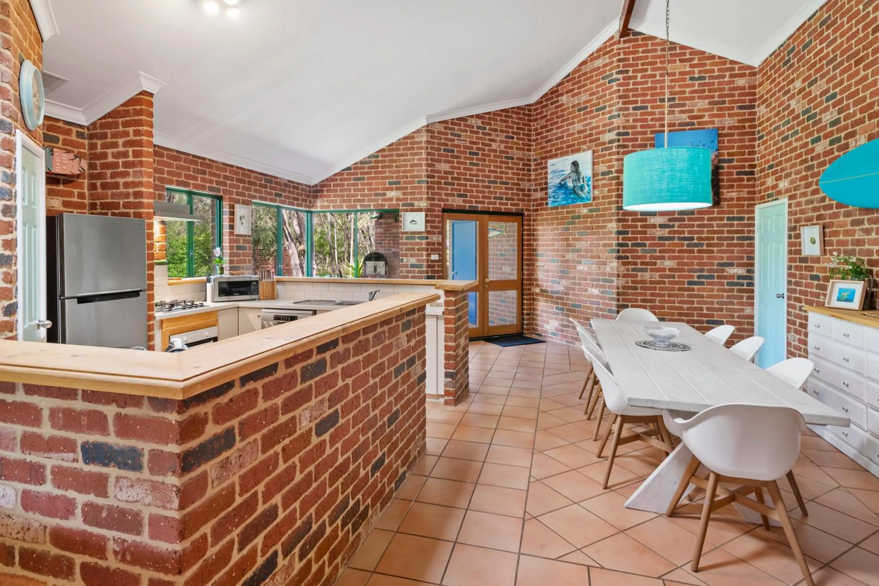 kitchen in Berties Beach House