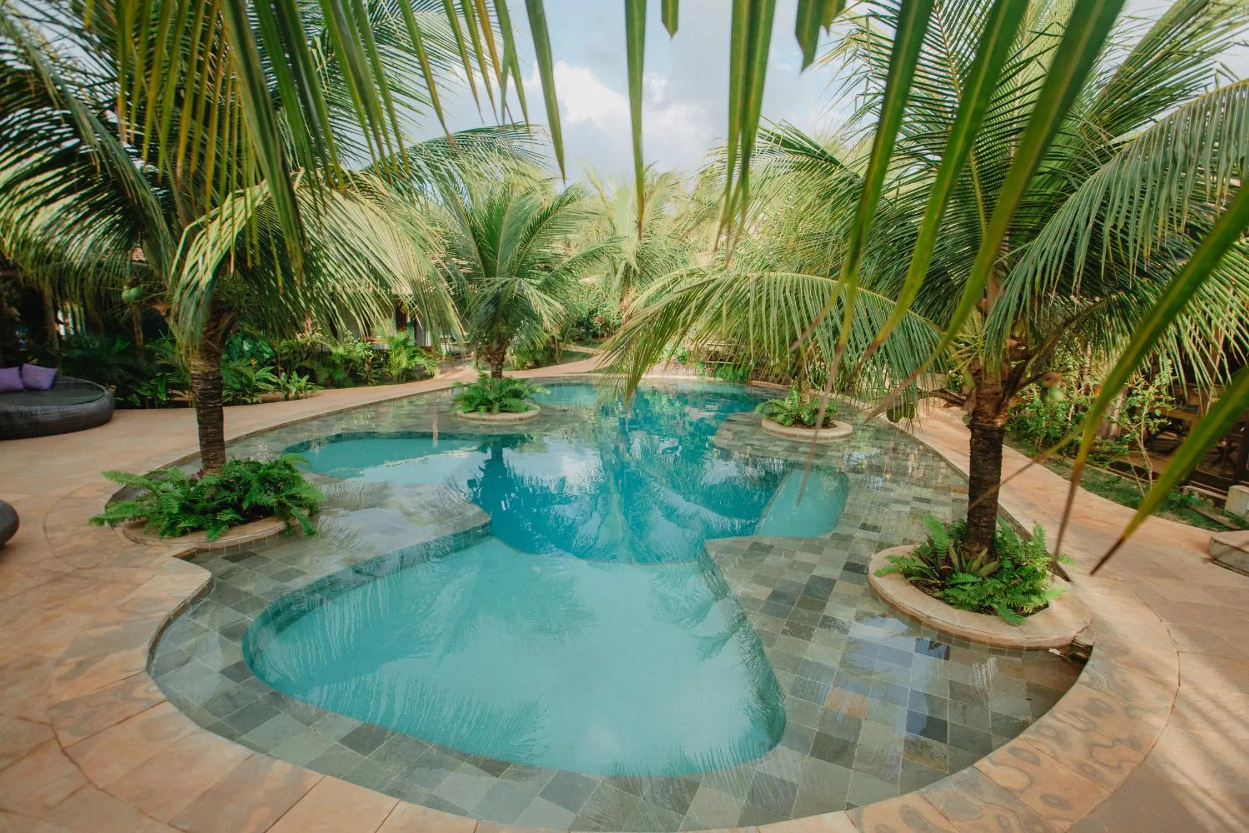 Pool view in Paua Hotel Boutique