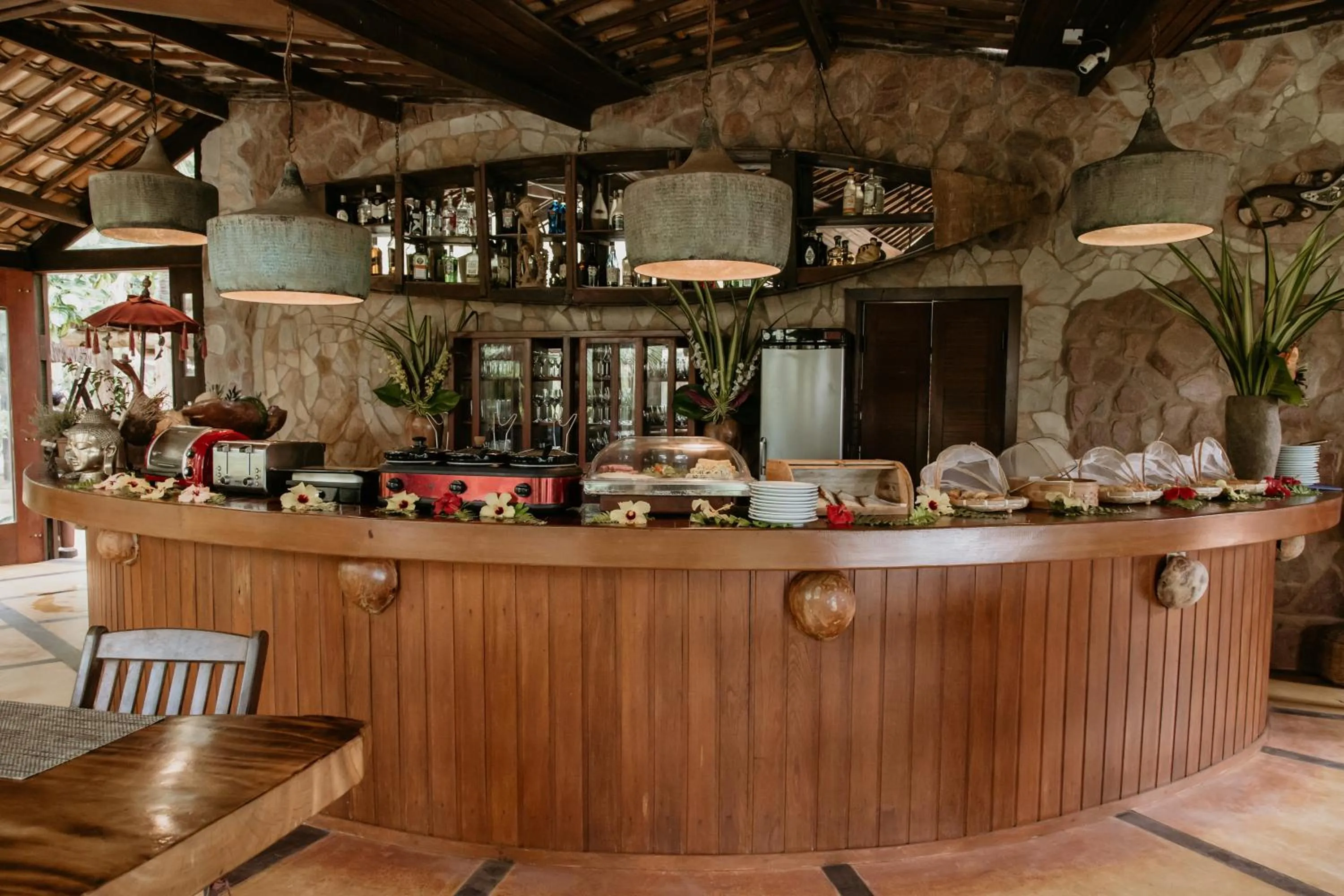 Buffet breakfast in Paua Hotel Boutique