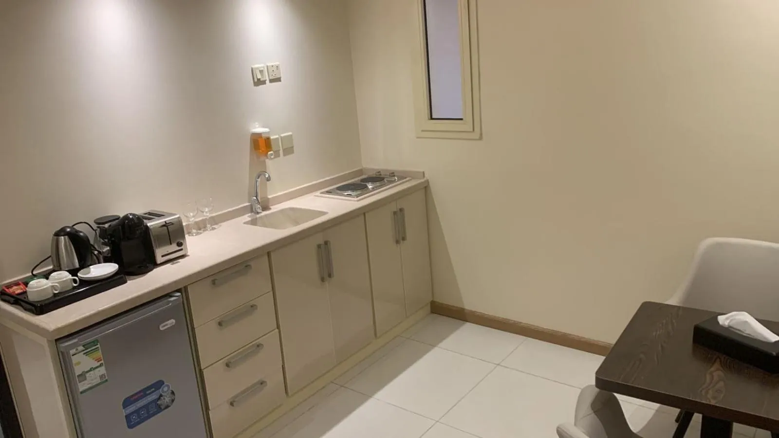 Kitchen or kitchenette in Fanan Suites Serviced Apartments Economy