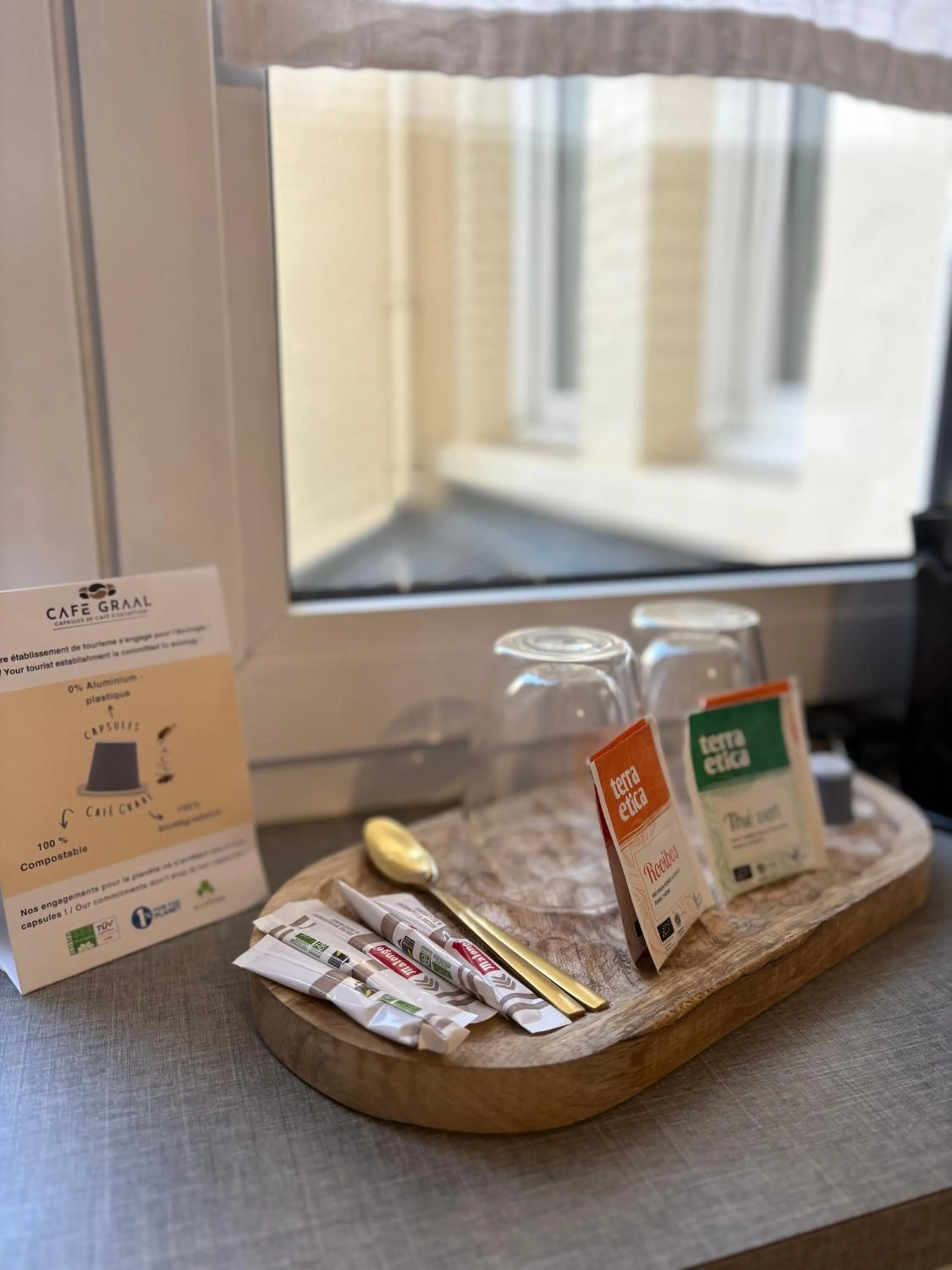 Coffee/tea facilities in Garden Hotel Rennes Centre Gare