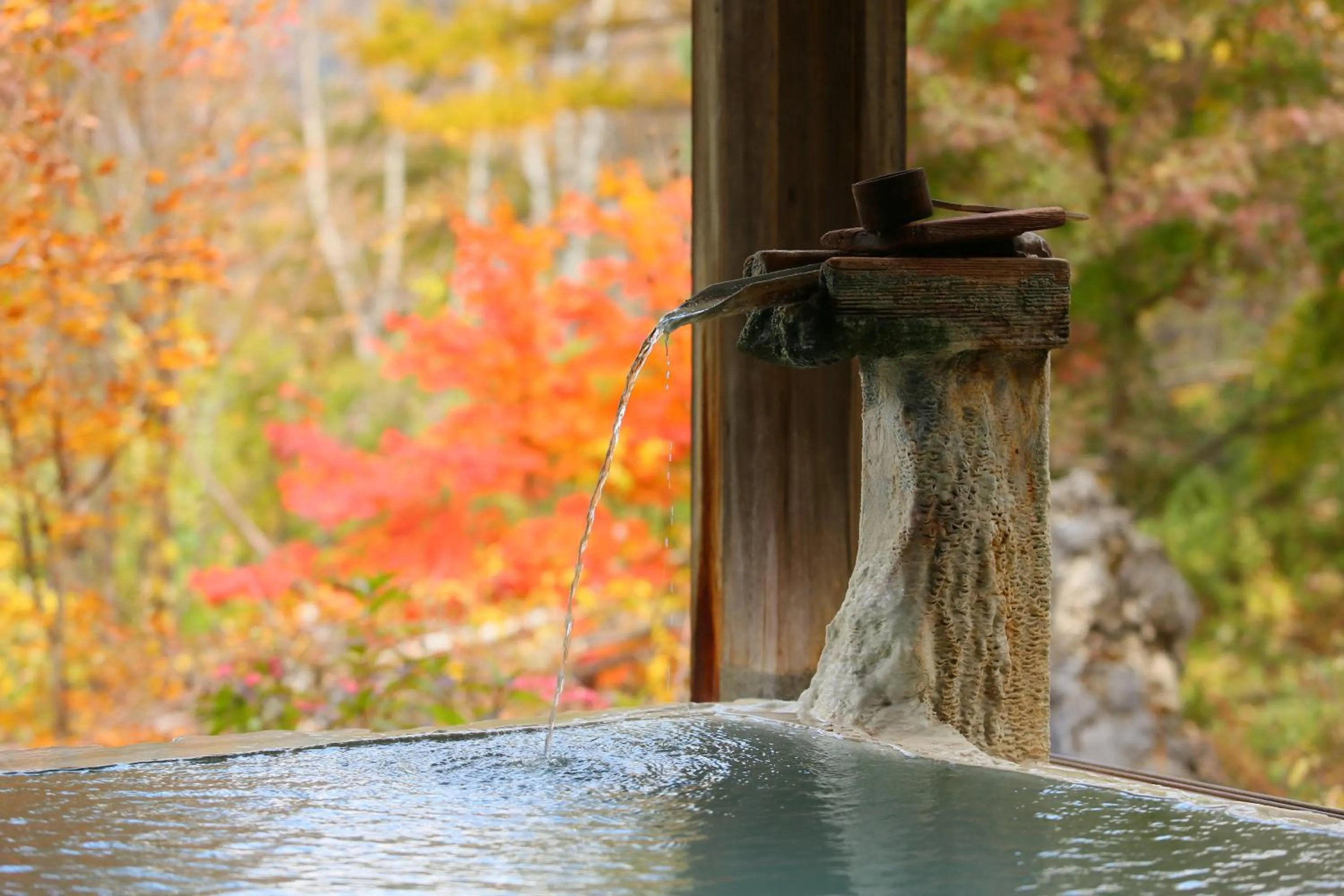 Hot Spring Bath in Konashi No Yu Sasaya