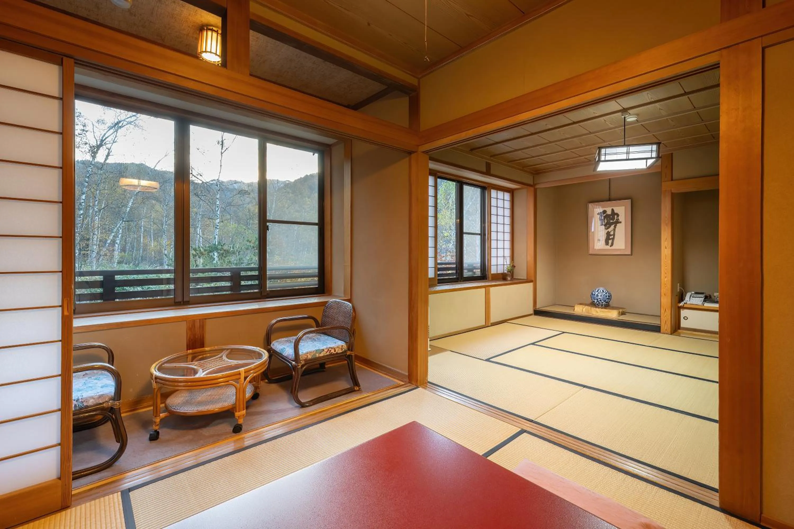Photo of the whole room, Bed in Konashi No Yu Sasaya