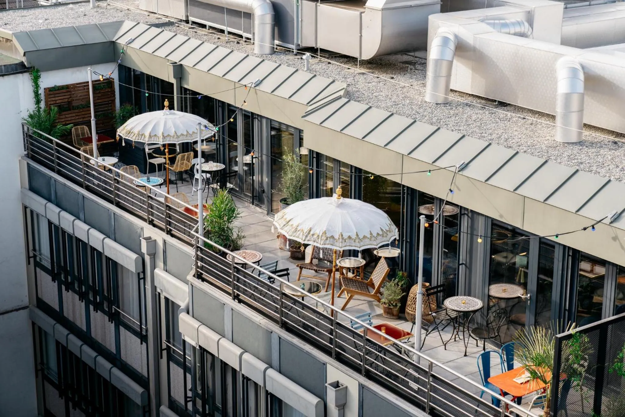 Balcony/Terrace in Ruby Claire Hotel Geneva