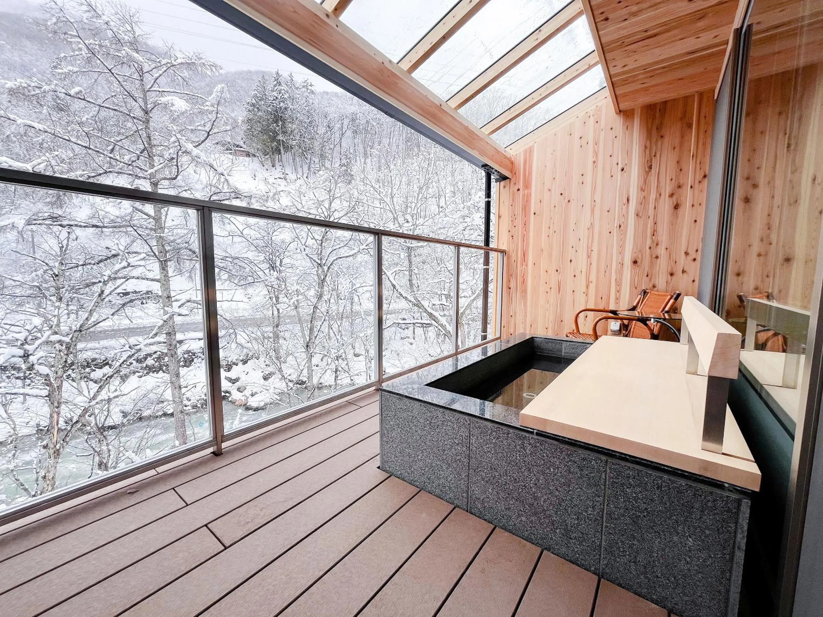 Open Air Bath in Keiryuso Siorie