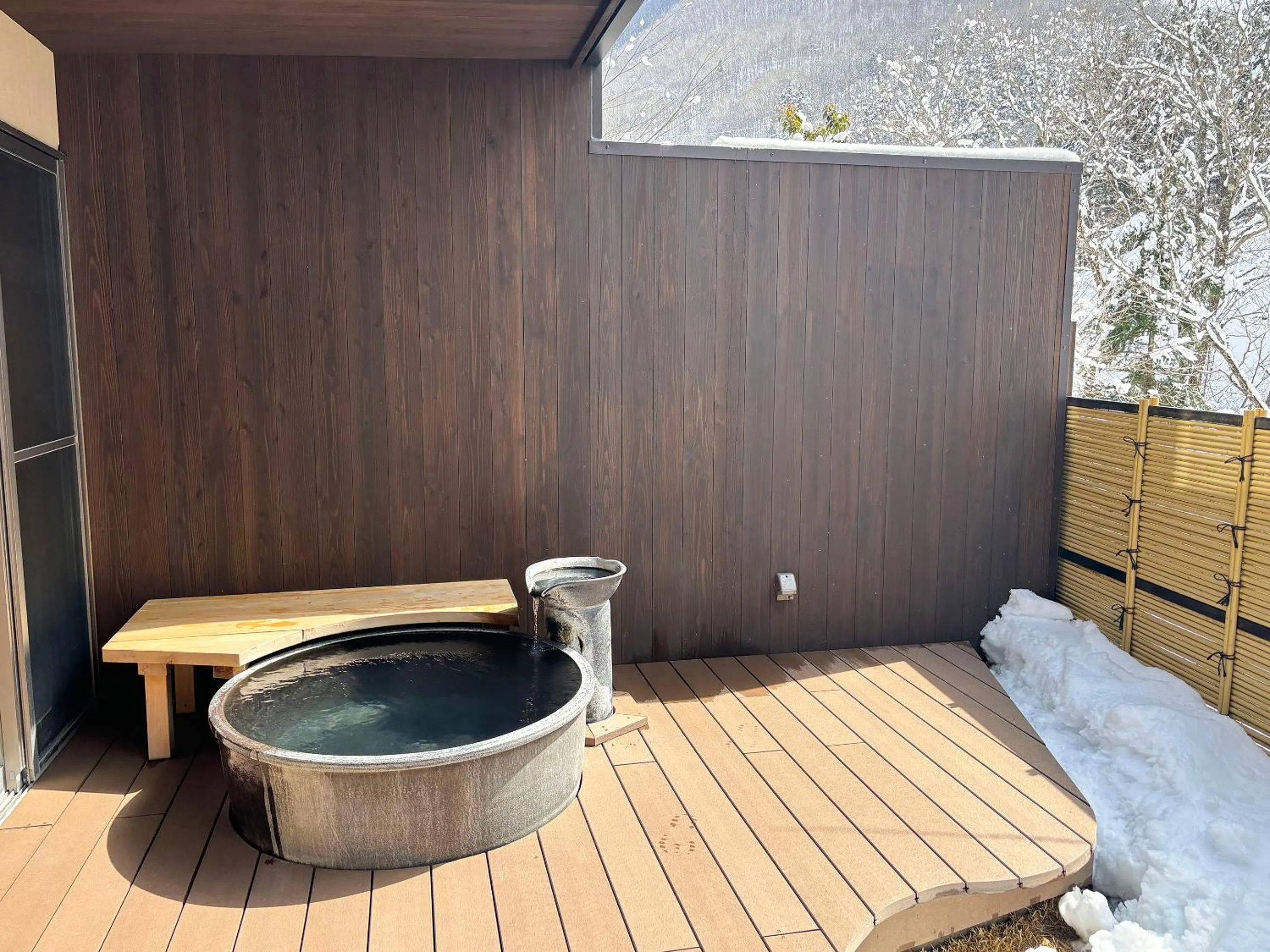 Open Air Bath in Keiryuso Siorie