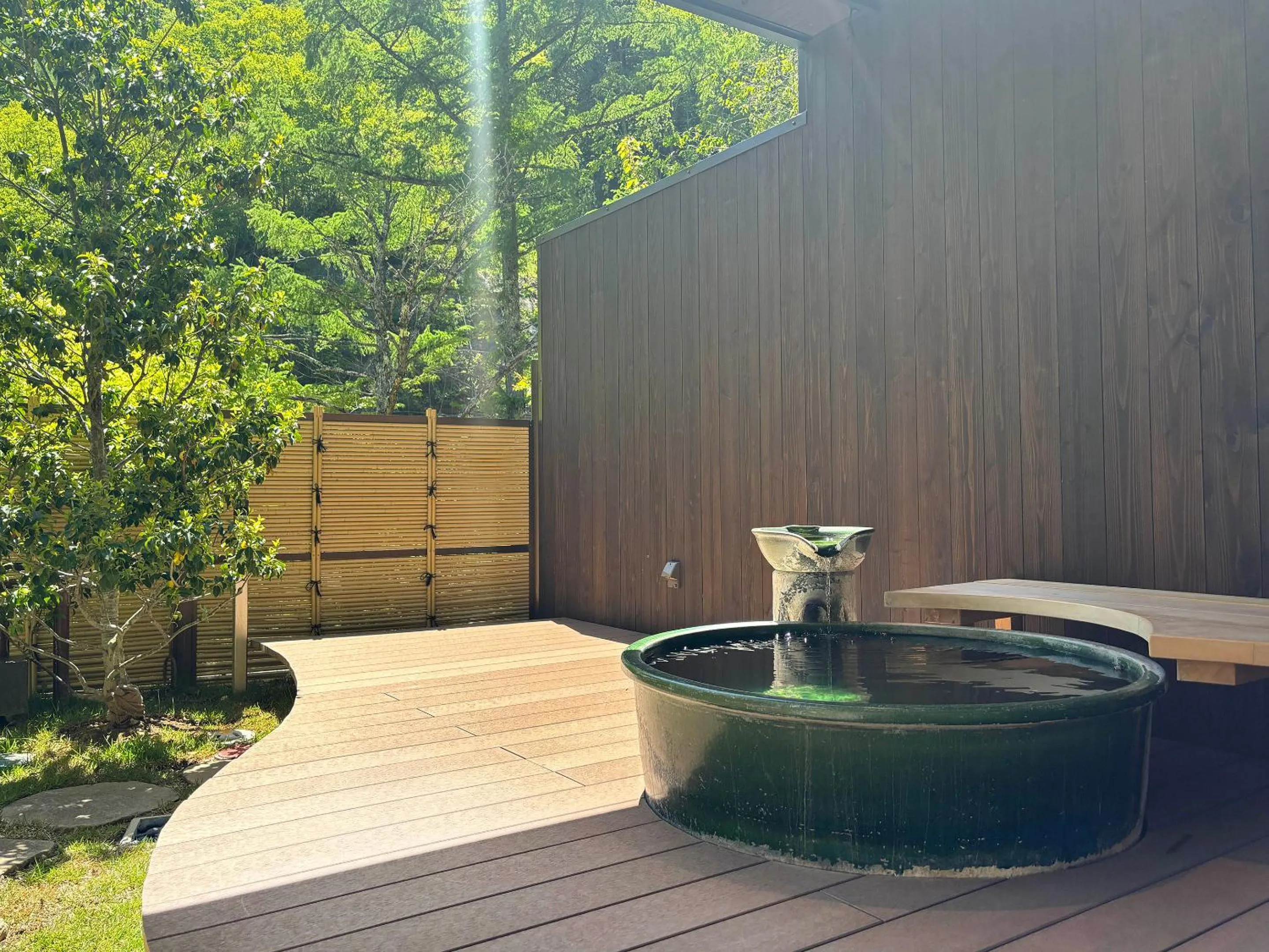 Open Air Bath in Keiryuso Siorie