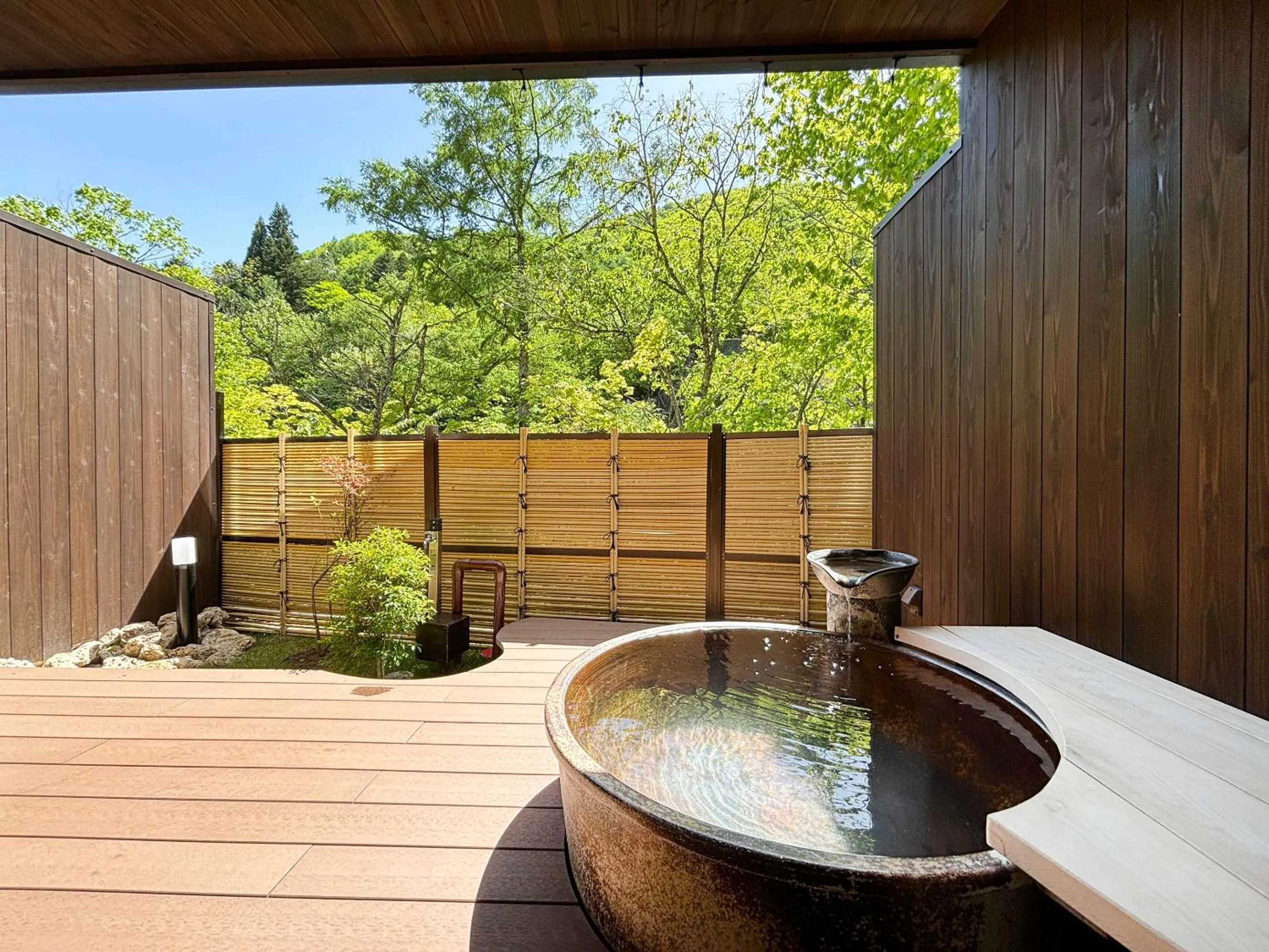 Open Air Bath in Keiryuso Siorie