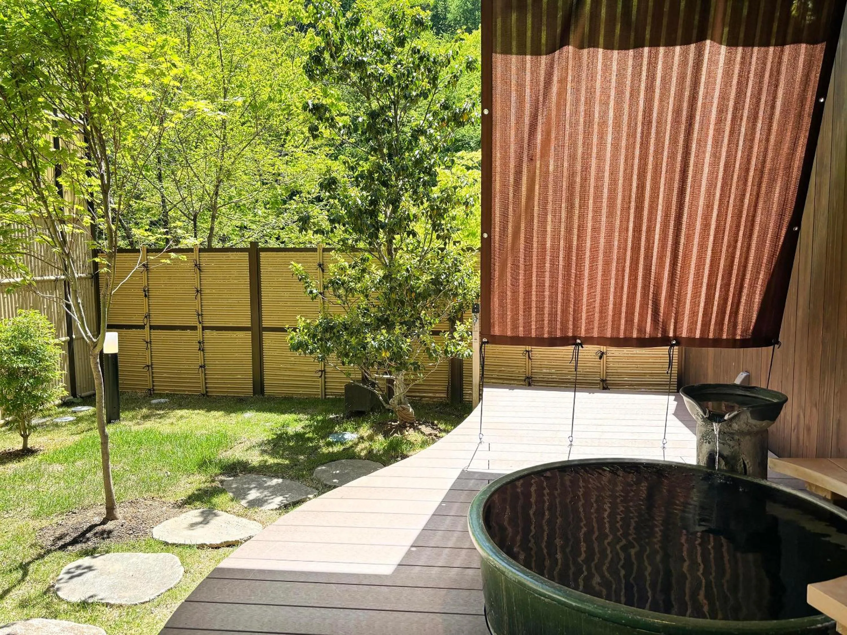 Open Air Bath in Keiryuso Siorie