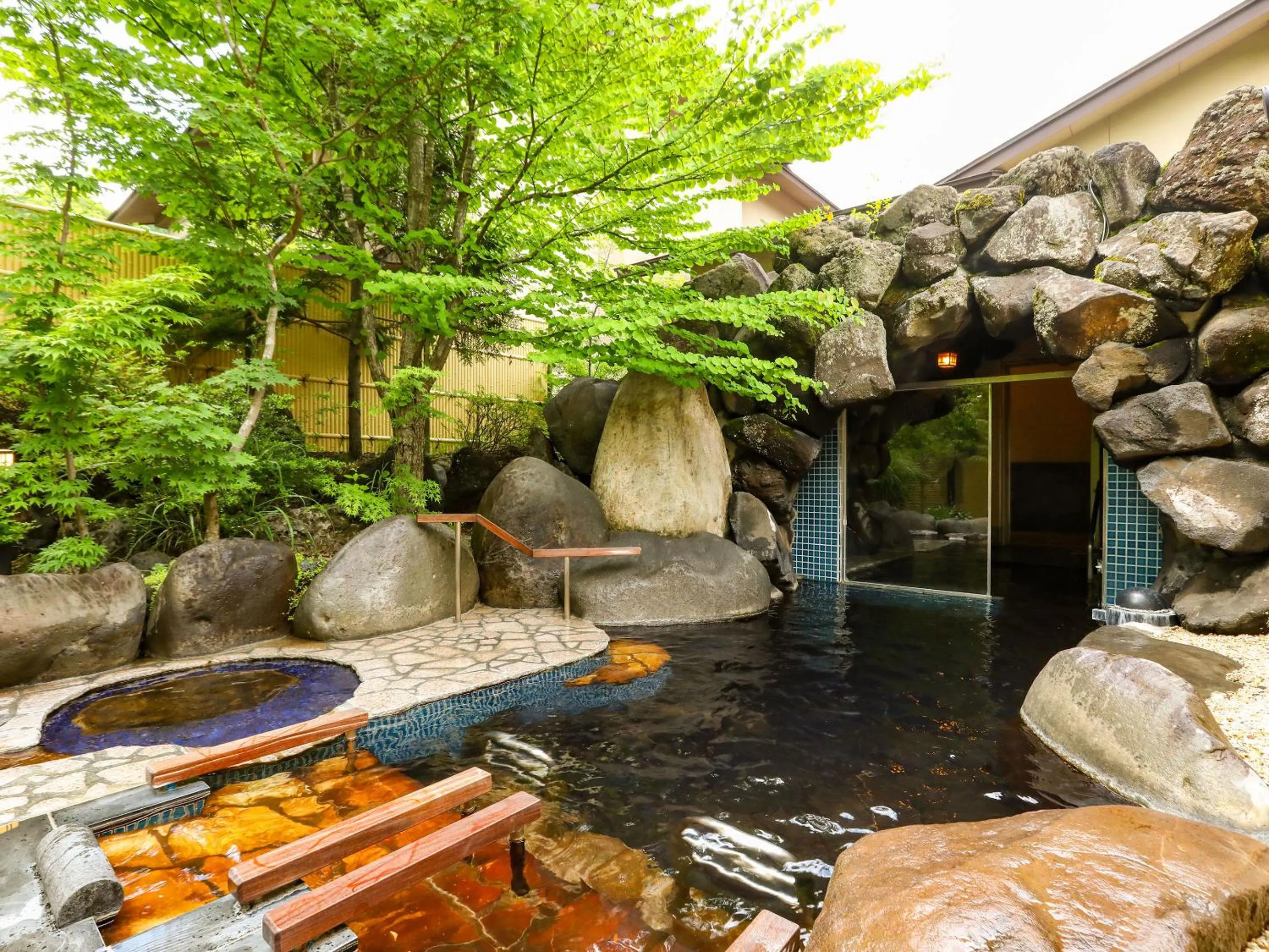 Open Air Bath in Keiryuso Siorie