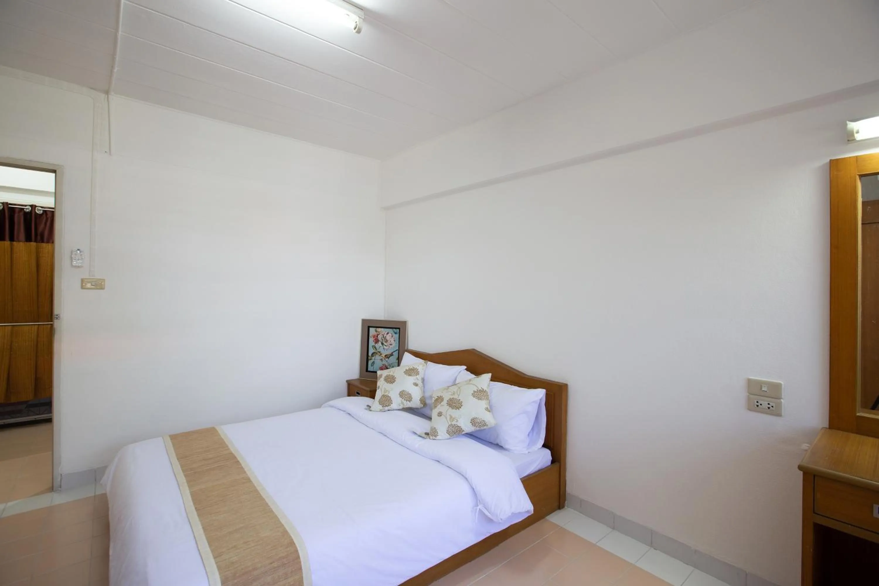 Bed in D haus Ngamwongwan Residence