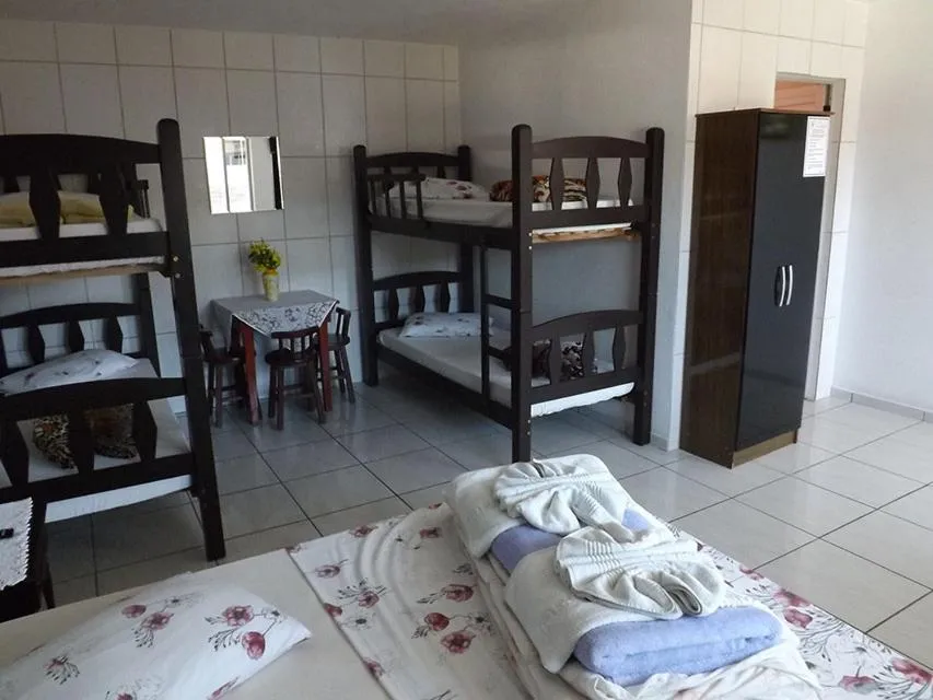 Bed in Pousada Anjo Gabriel