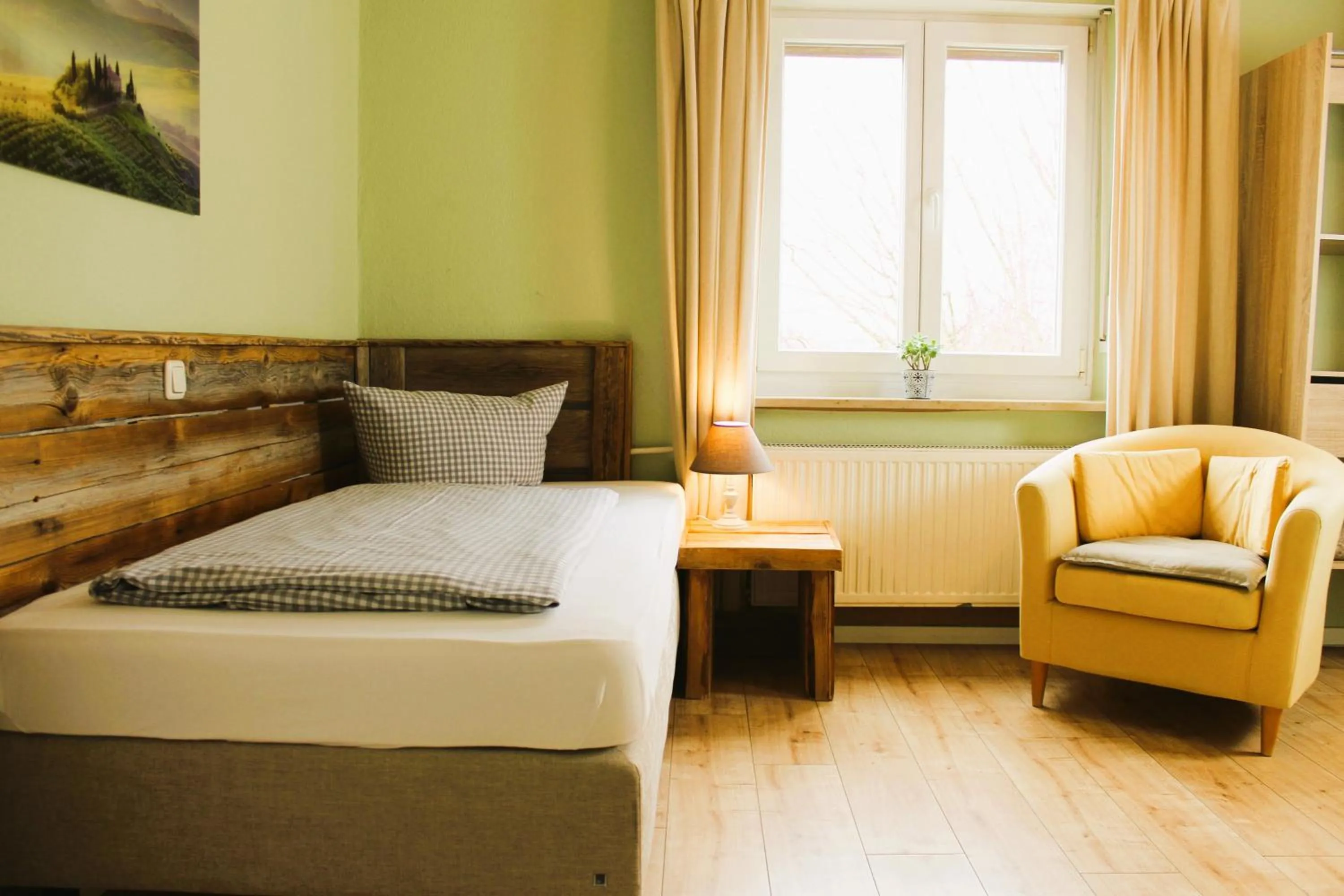 Photo of the whole room, Bed in ARRIVEL Pension Haus am Bach