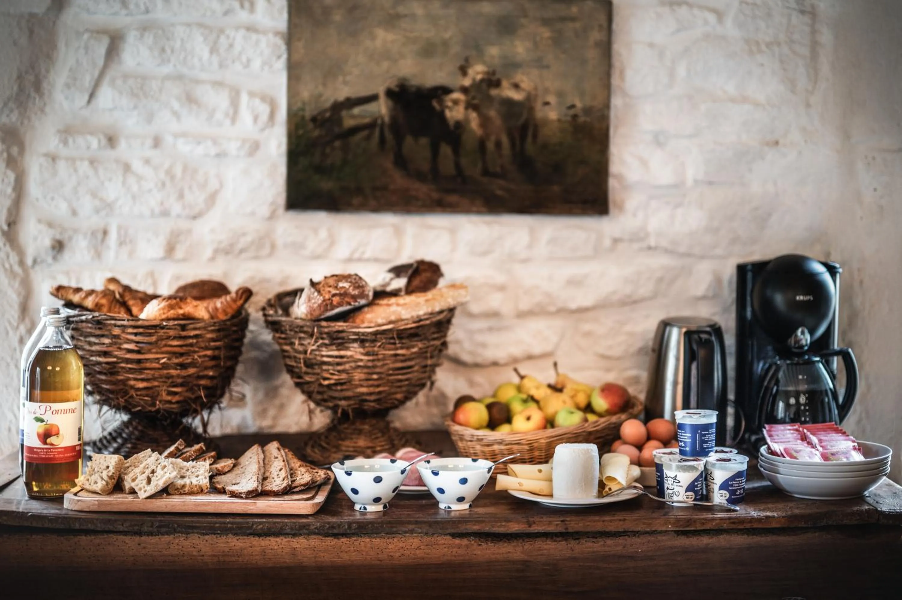 Breakfast in Château Armand Heitz - Domaine Armand Heitz