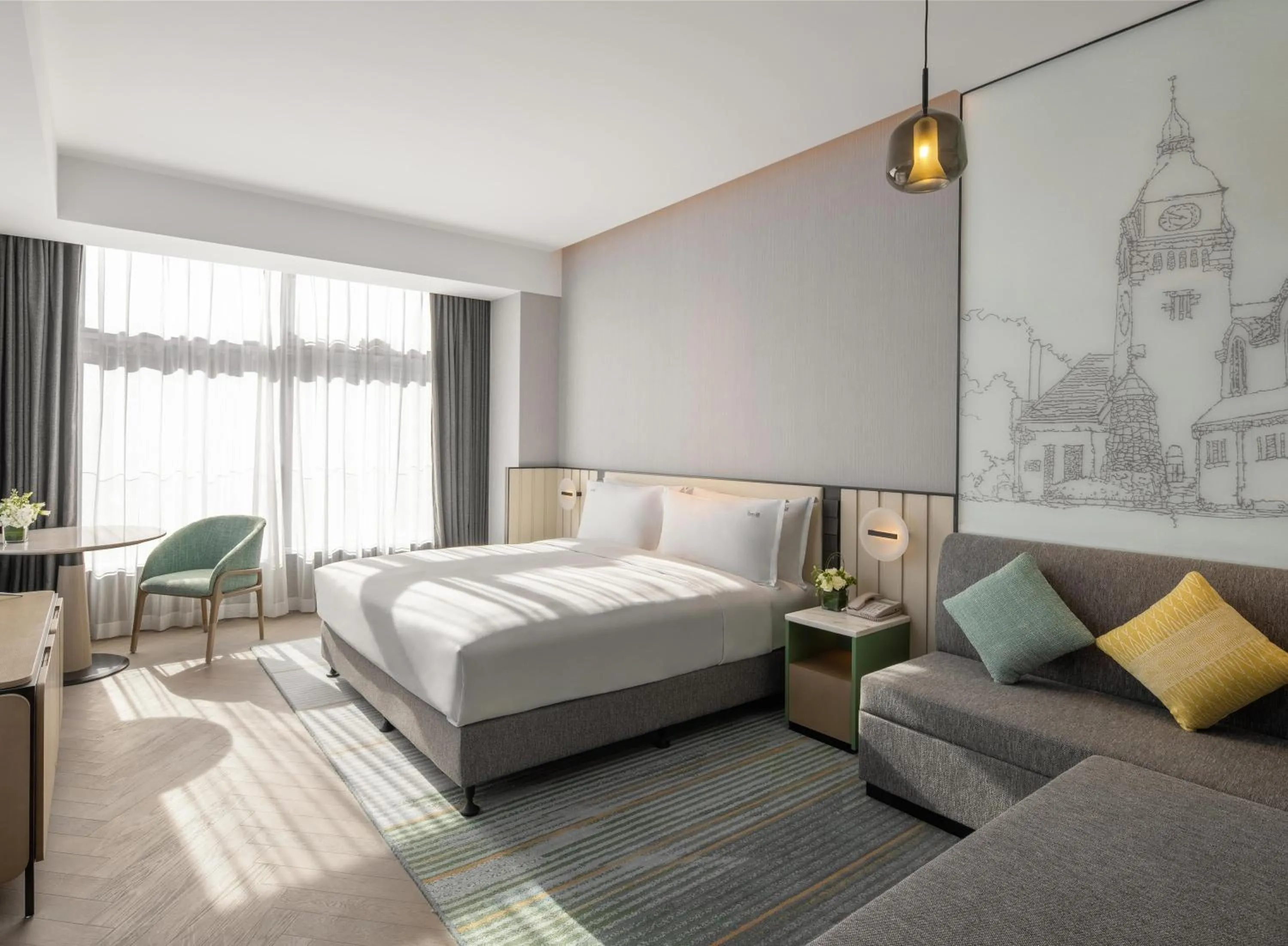 Bed in Holiday Inn & Suites Qingdao Jinshui by IHG