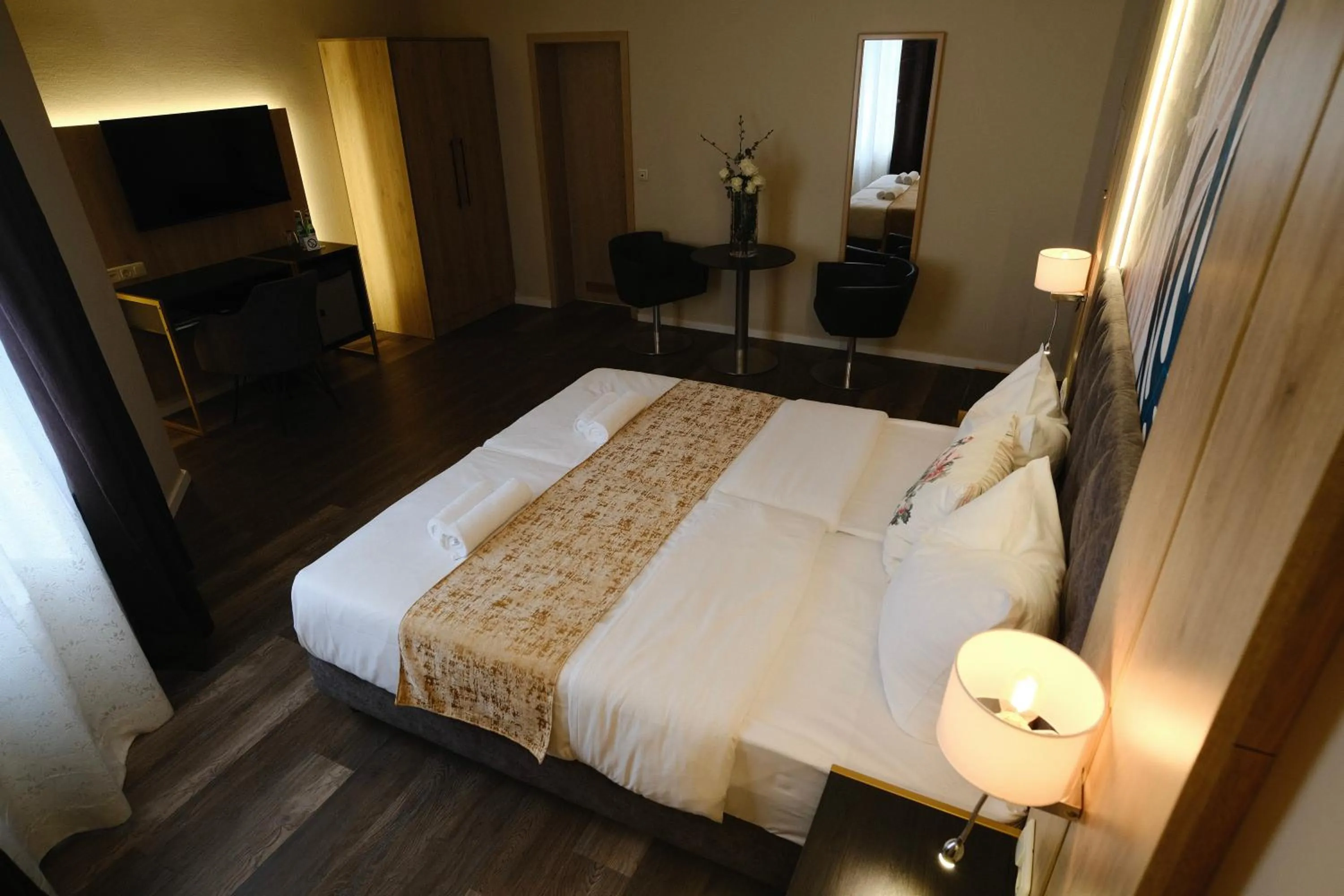 Bed in PARKHOTEL - Rosarium