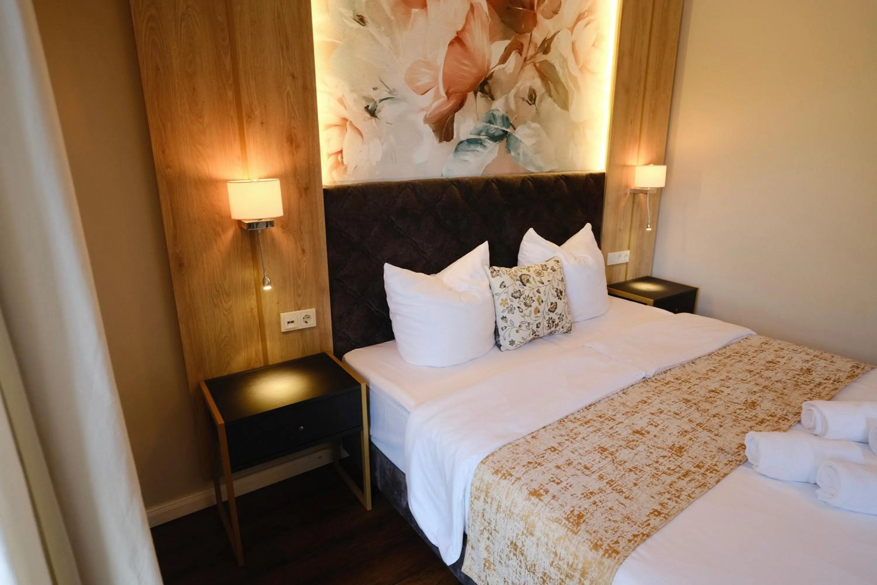 Bed in PARKHOTEL - Rosarium