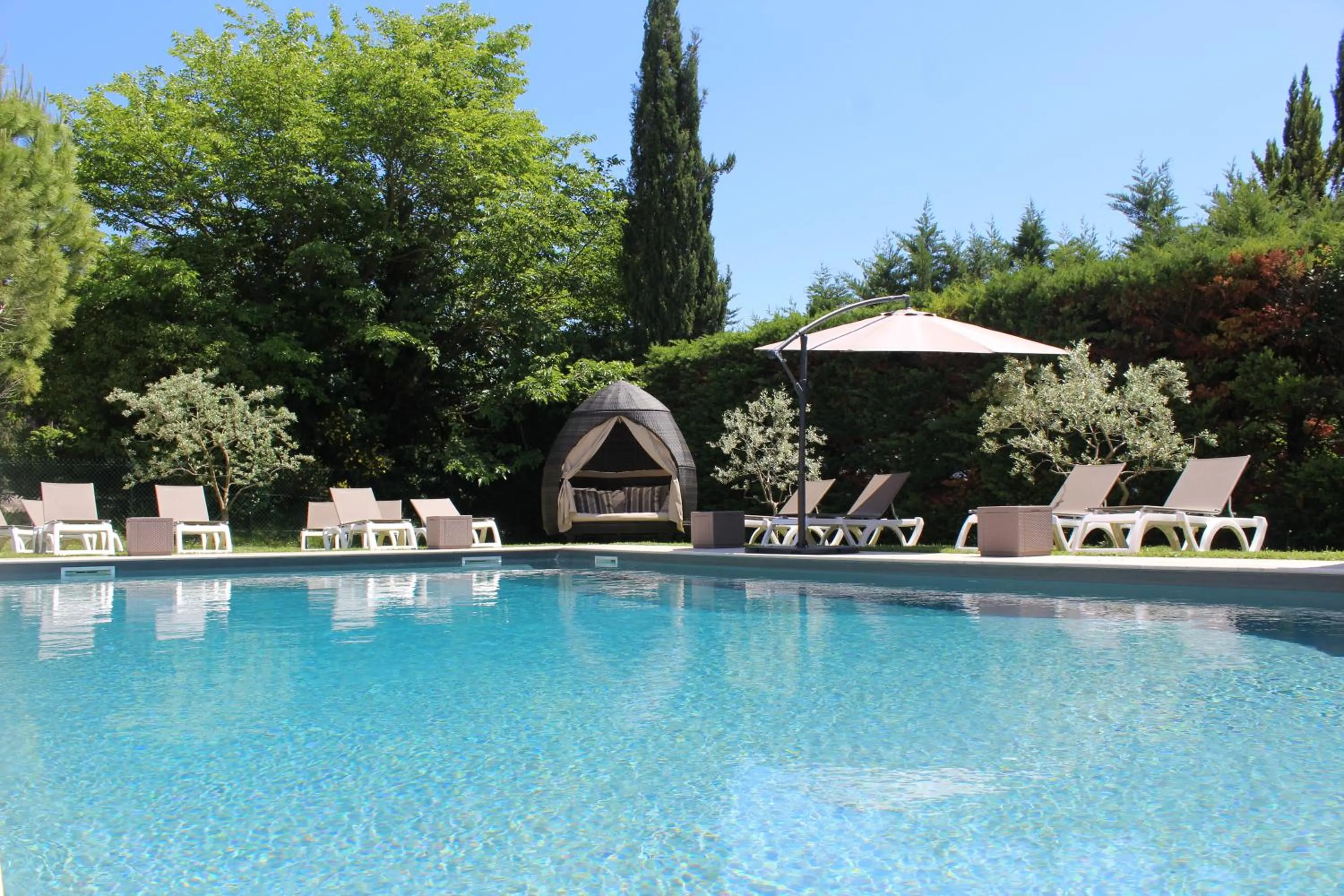Swimming pool in Le Mas Du Colombier