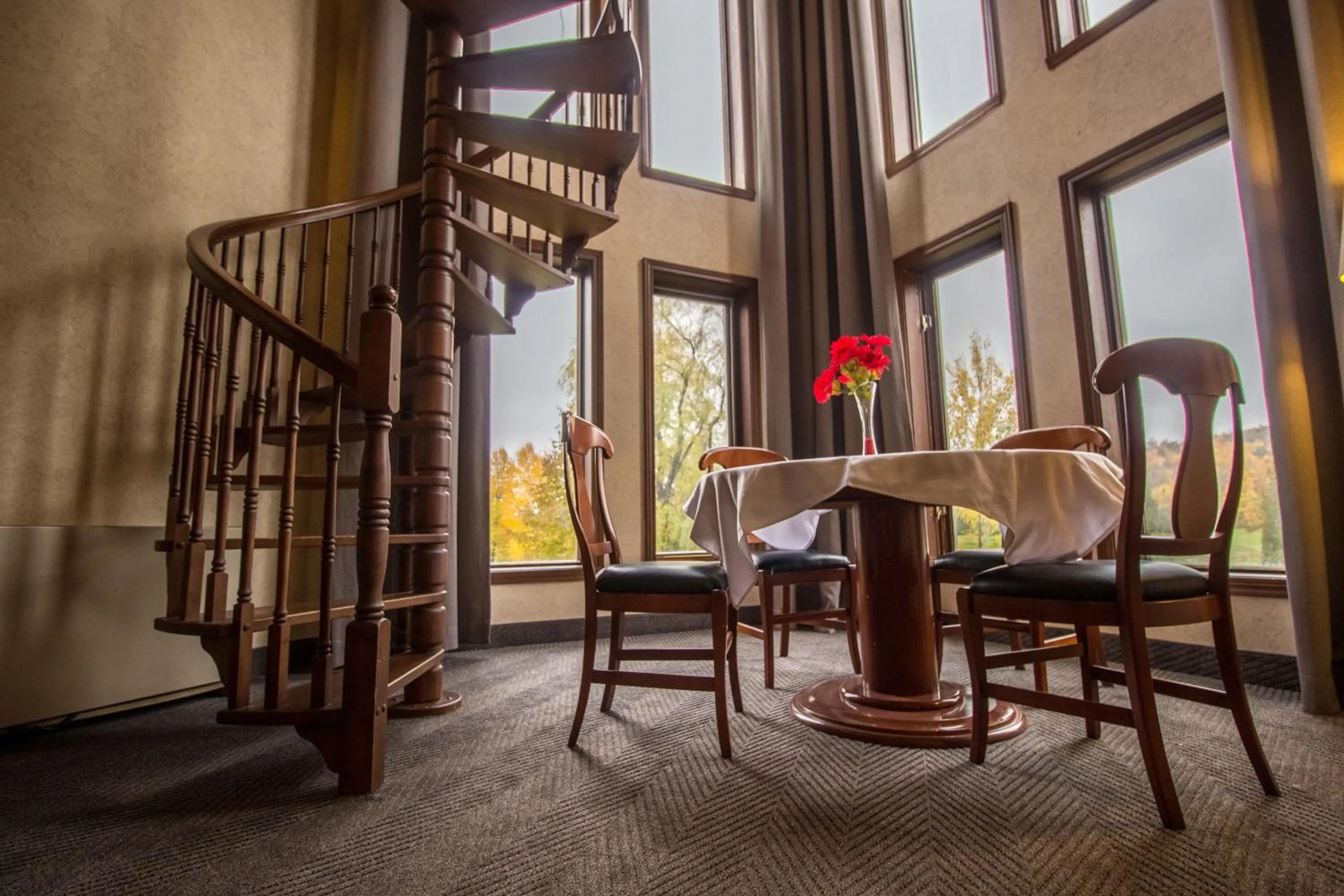Seating area in Hôtel et Centre de Villégiature Lac Carling