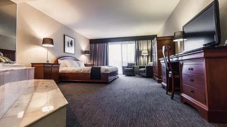 Bedroom in Hôtel et Centre de Villégiature Lac Carling