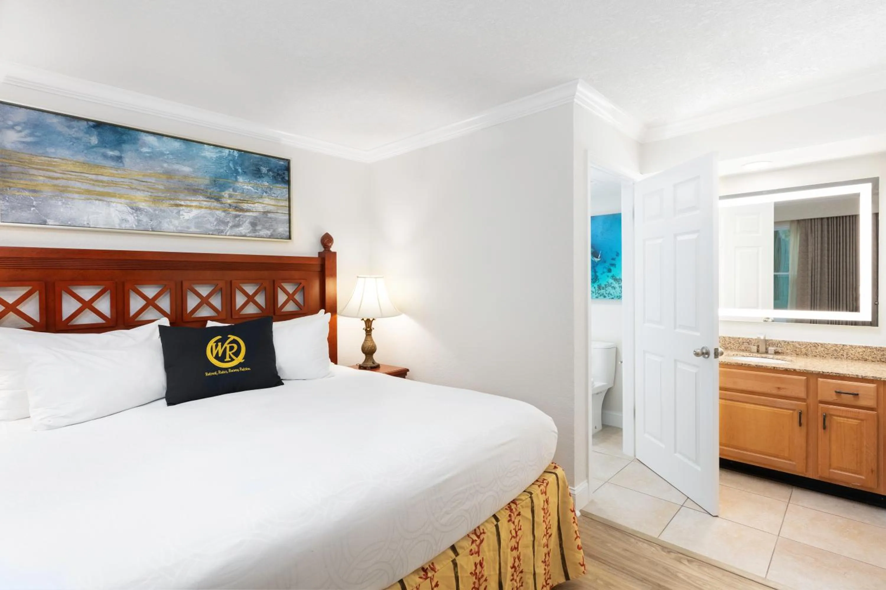 Bed in Westgate Blue Tree Resort