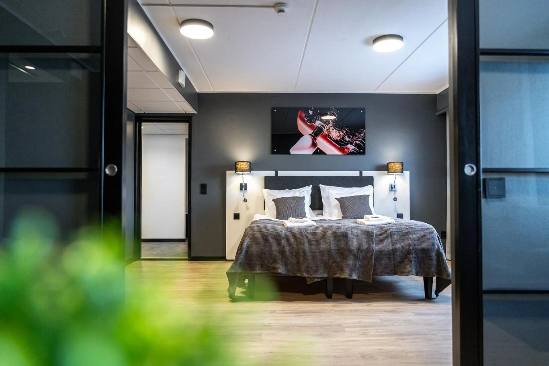 Bed in Hotelli Sointu by UHANDA