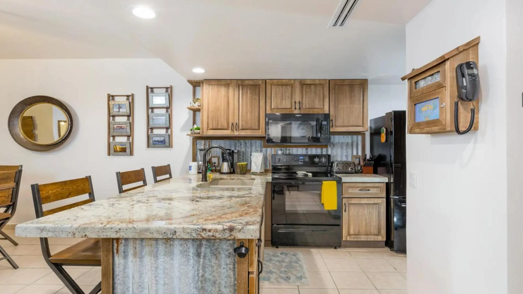 kitchen in Ground Floor 2BR Beachfront - Steps to Pool - Princesa E104 - BeachBumCondos