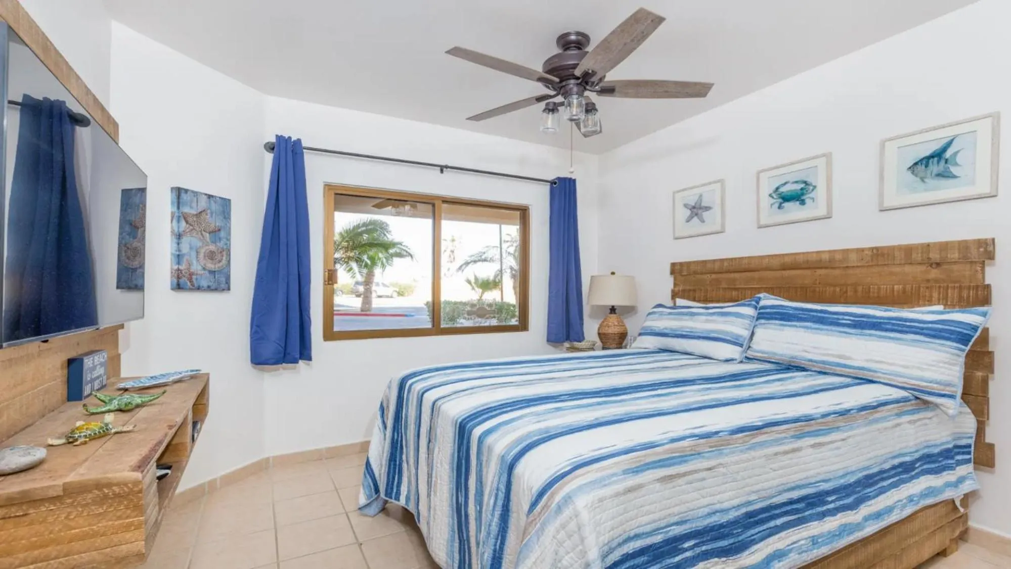 Bedroom, Bed in Ground Floor 2BR Beachfront - Steps to Pool - Princesa E104 - BeachBumCondos