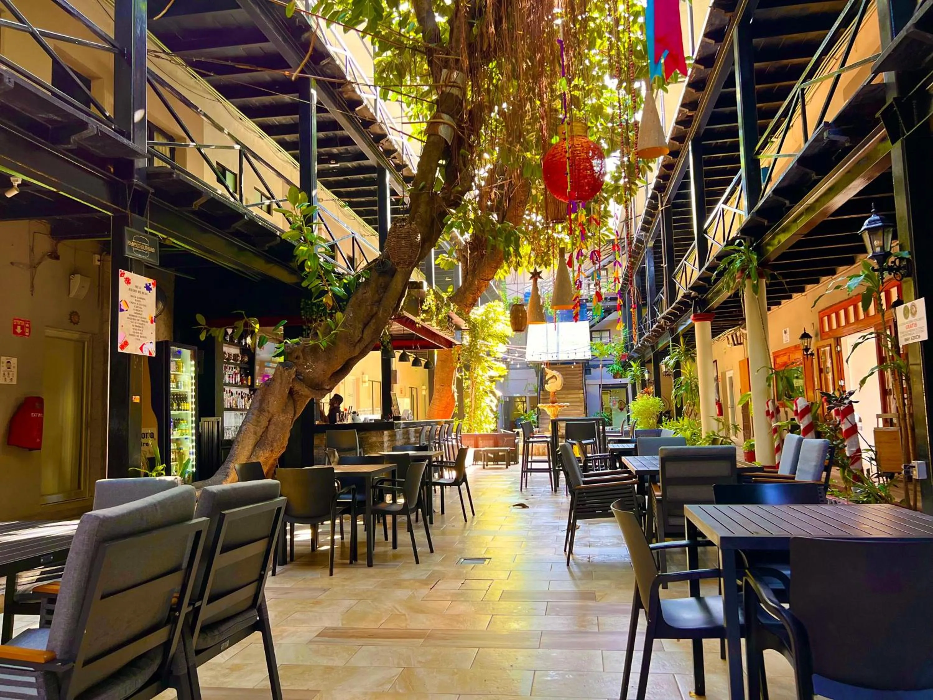 Patio in Hotel La Siesta Malecón