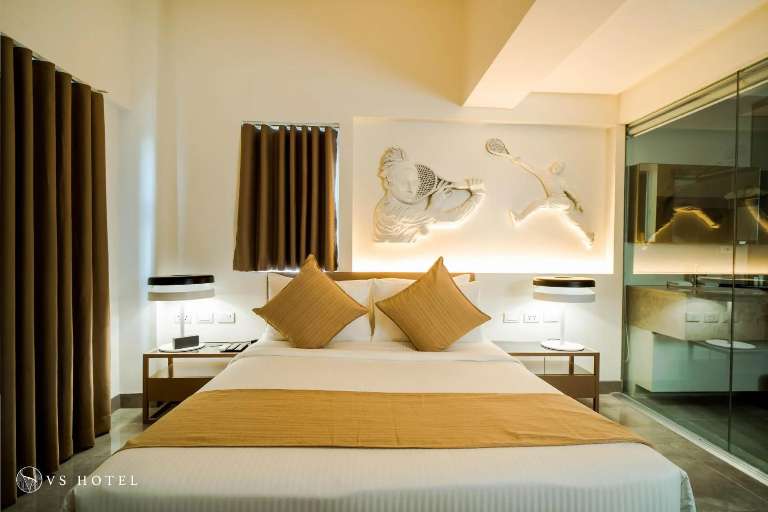 Bed in VS Hotel Bed in VS Hotel